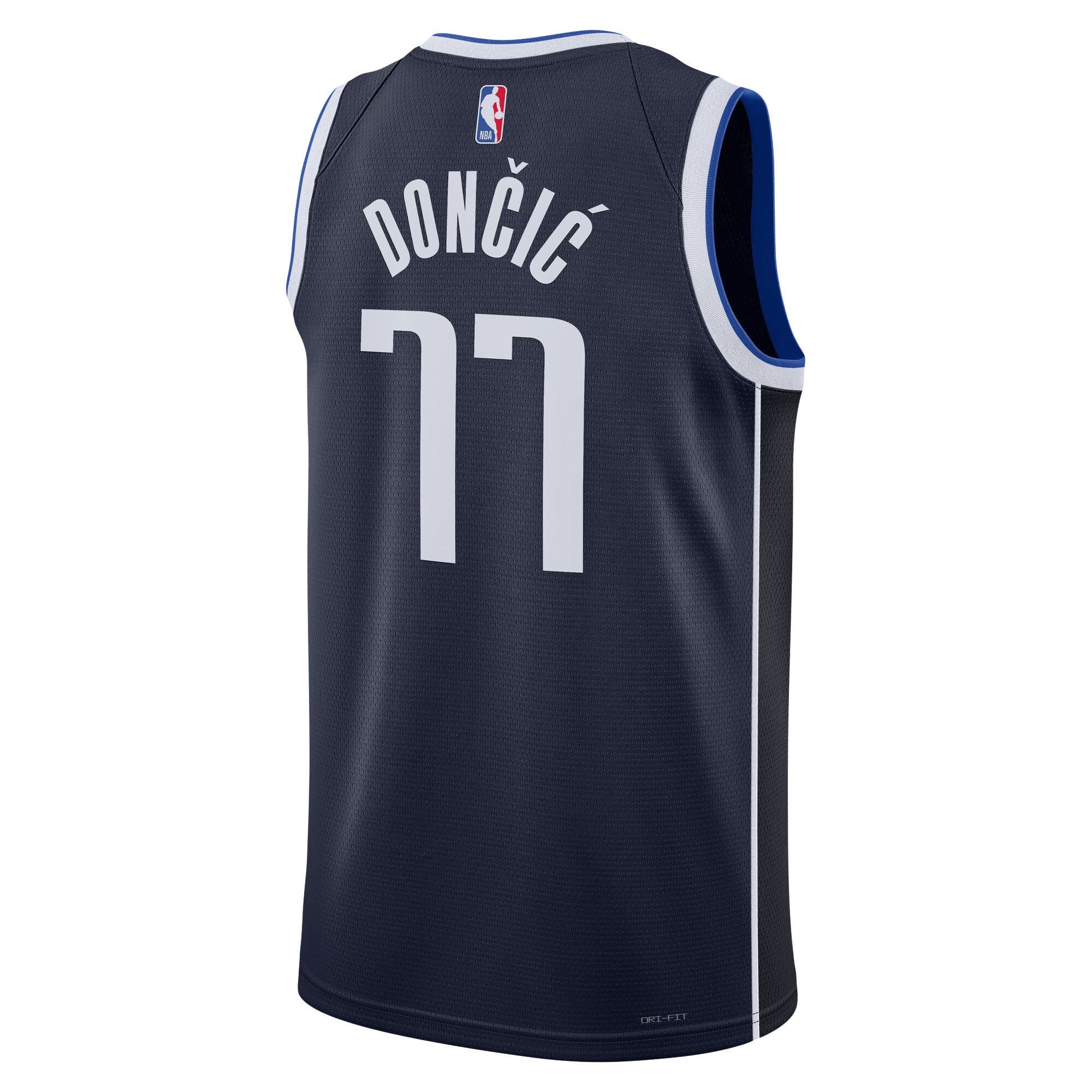 Luka Dončić 2022/23 Dallas Mavericks  Unisex Swingman Jersey - Statement Edition - Navy