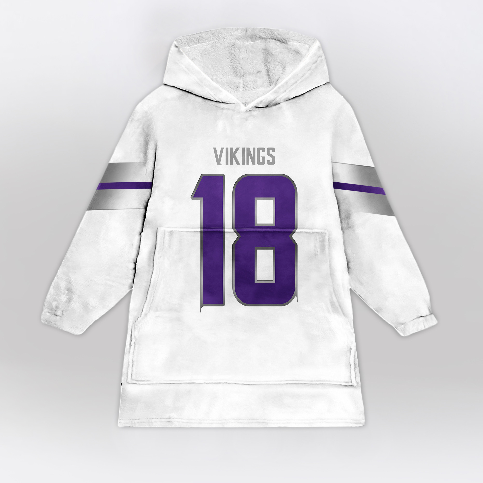 18 Minnesota Football Unisex Blanket Hoodie