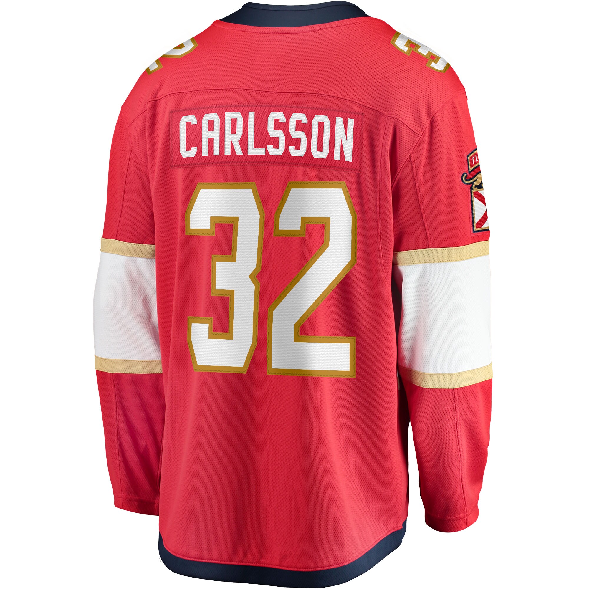 Lucas Carlsson Florida Panthers Home Breakaway Player Jersey - Red