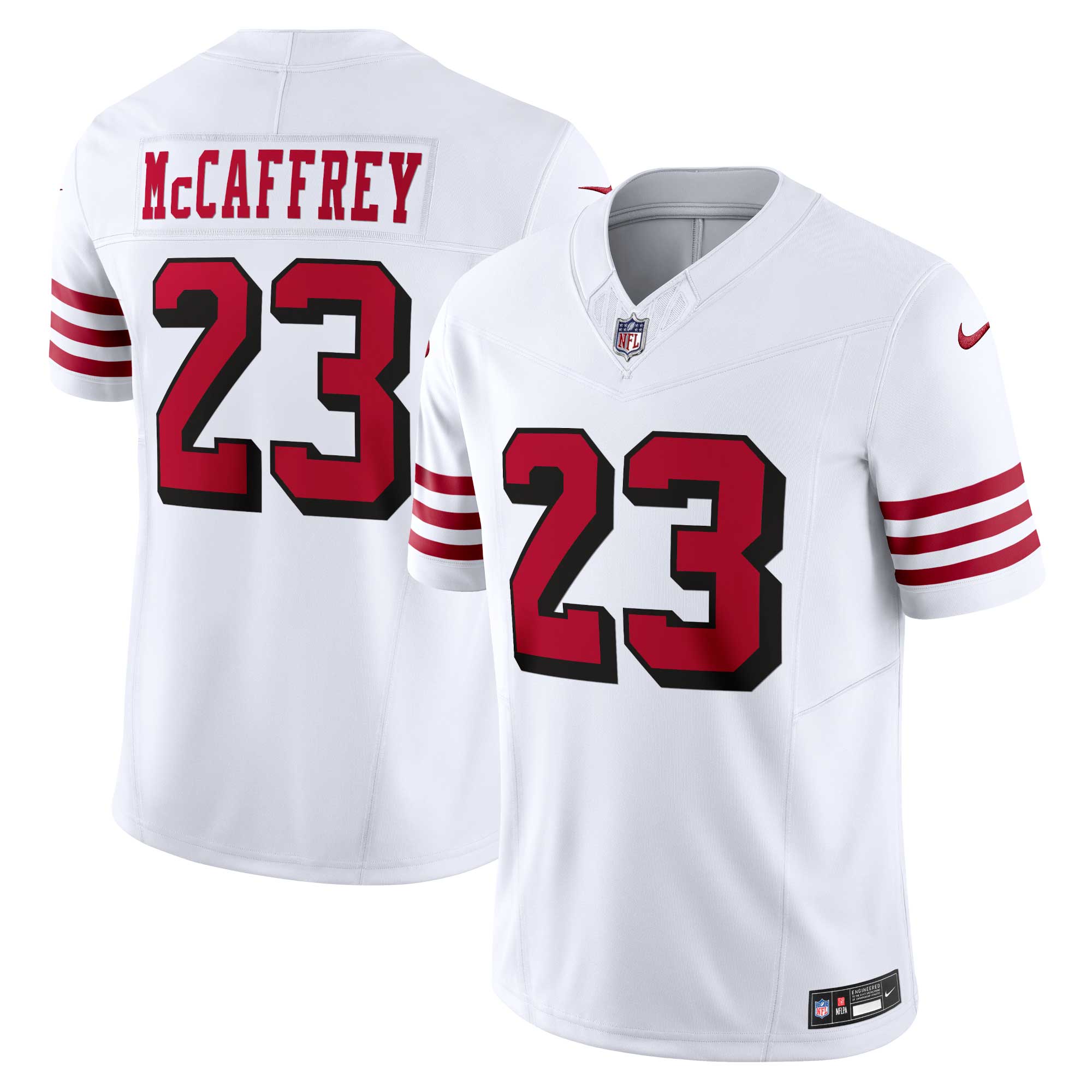 Christian McCaffrey San Francisco 49ers  Alternate Vapor F.U.S.E. Limited Jersey - White