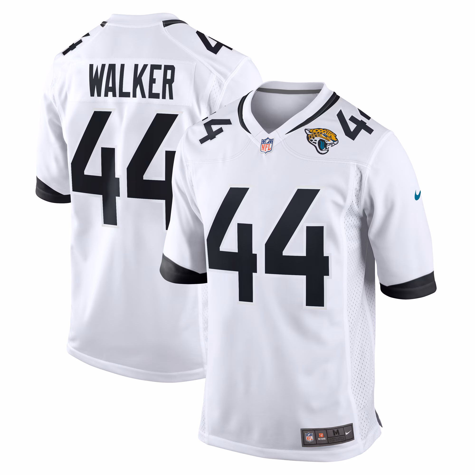 Travon Walker Jacksonville Jaguars Player Game Jersey - White