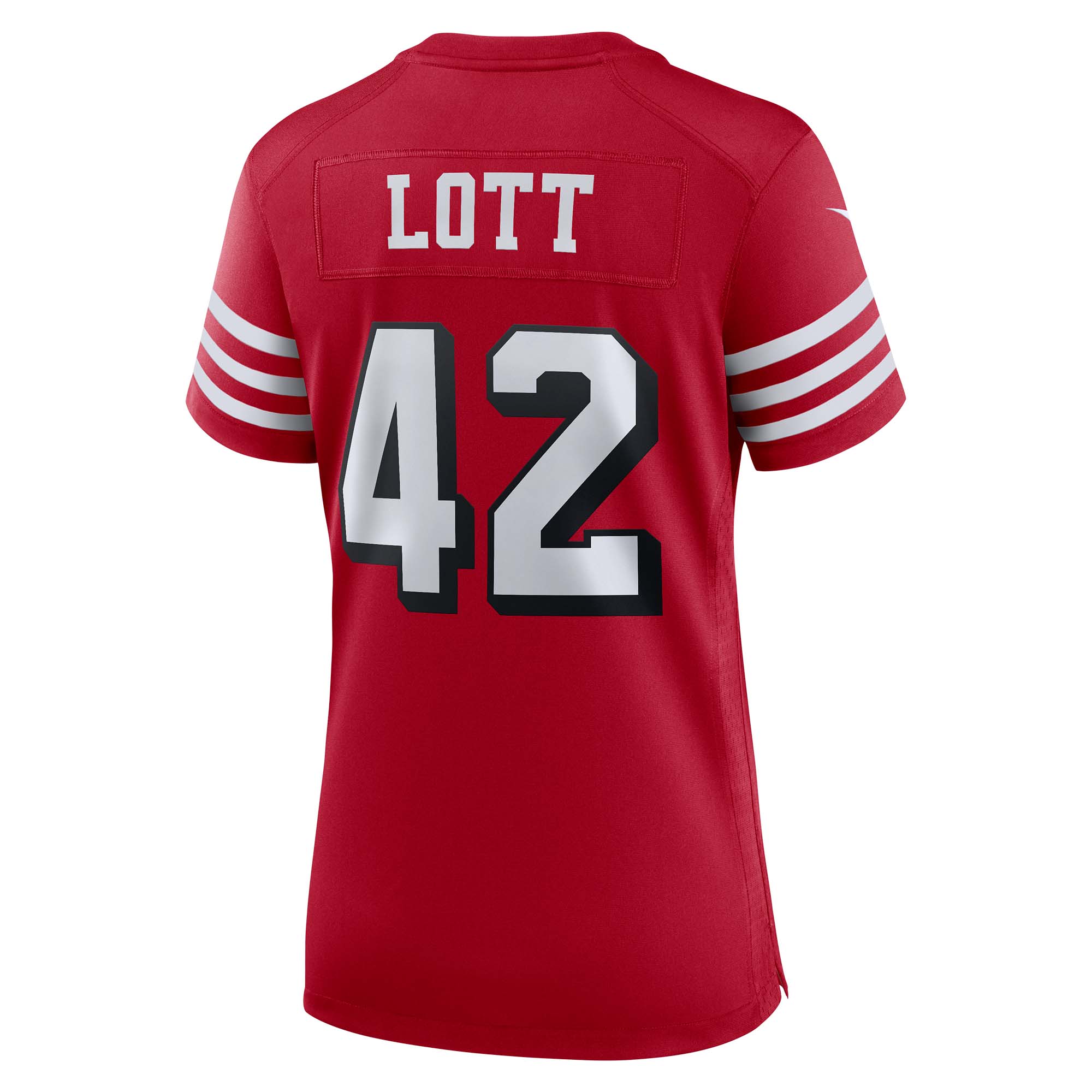 Ronnie Lott San Francisco 49ers  Women's Alternate Game Jersey - Scarlet