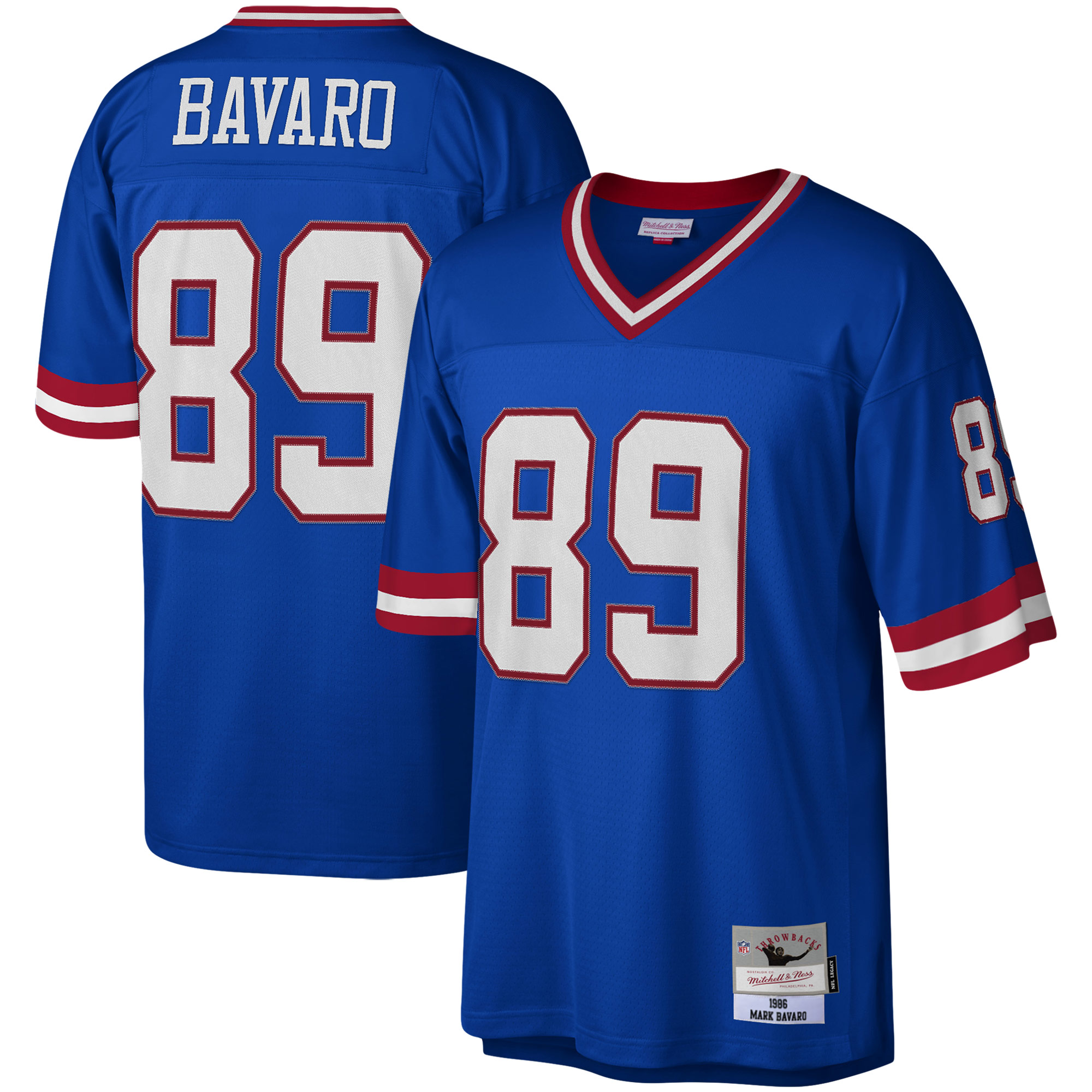 Mark Bavaro New York Giants Legacy Replica Jersey - Royal
