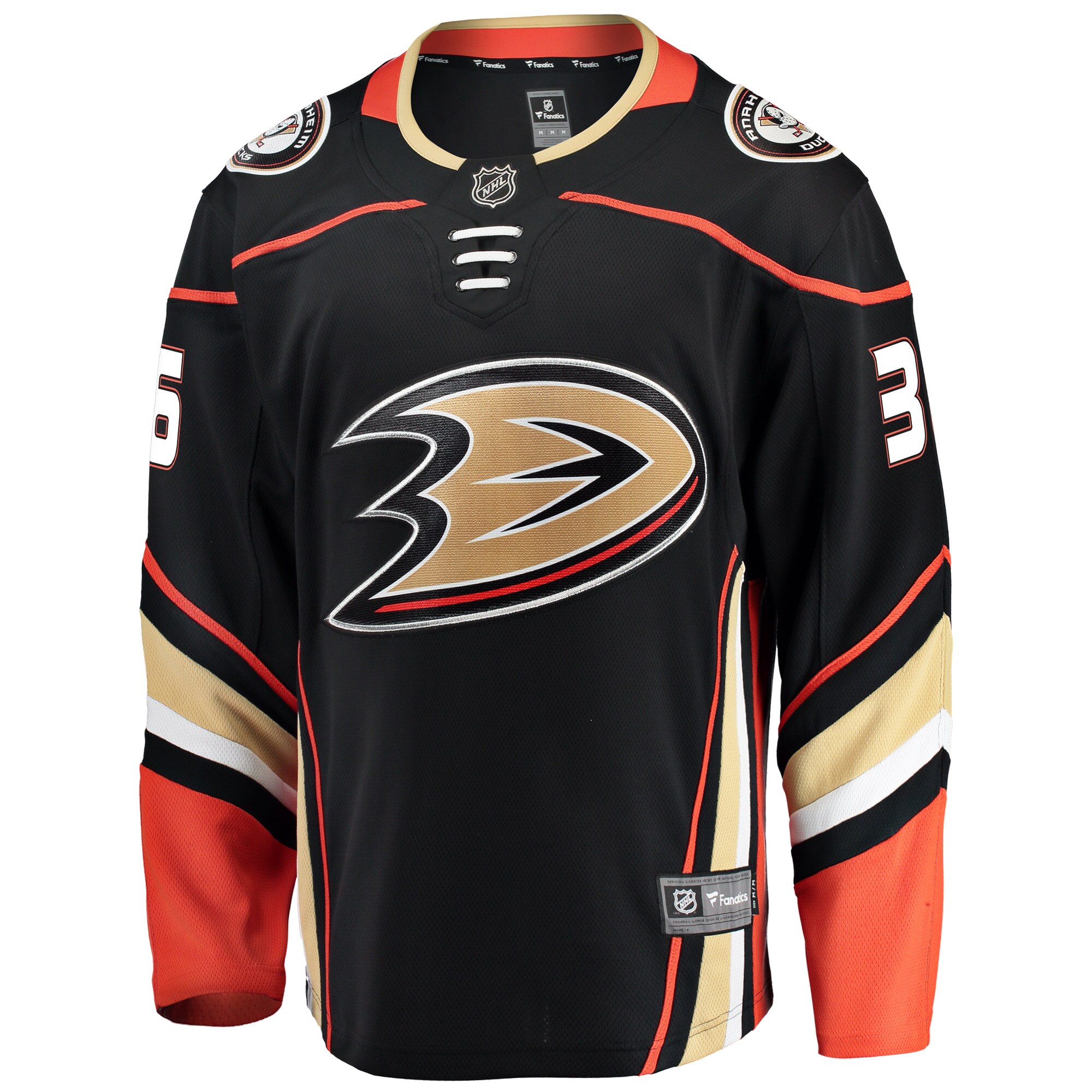 John Gibson Anaheim Ducks Breakaway Player Jersey - Black