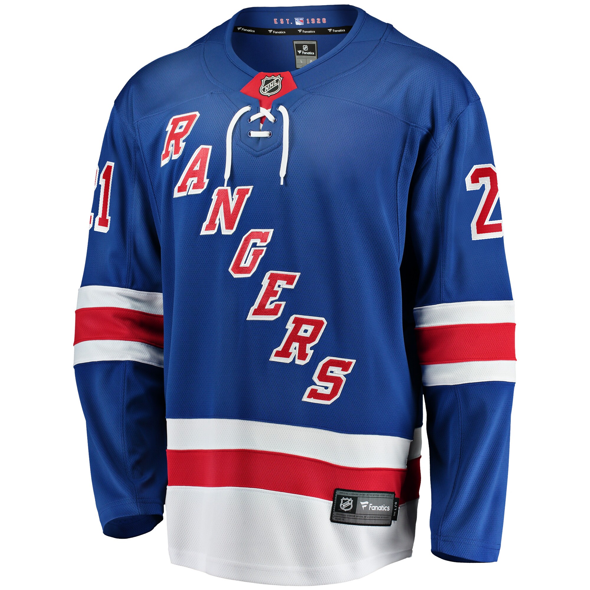 Barclay Goodrow New York Rangers Home Breakaway Player Jersey - Blue
