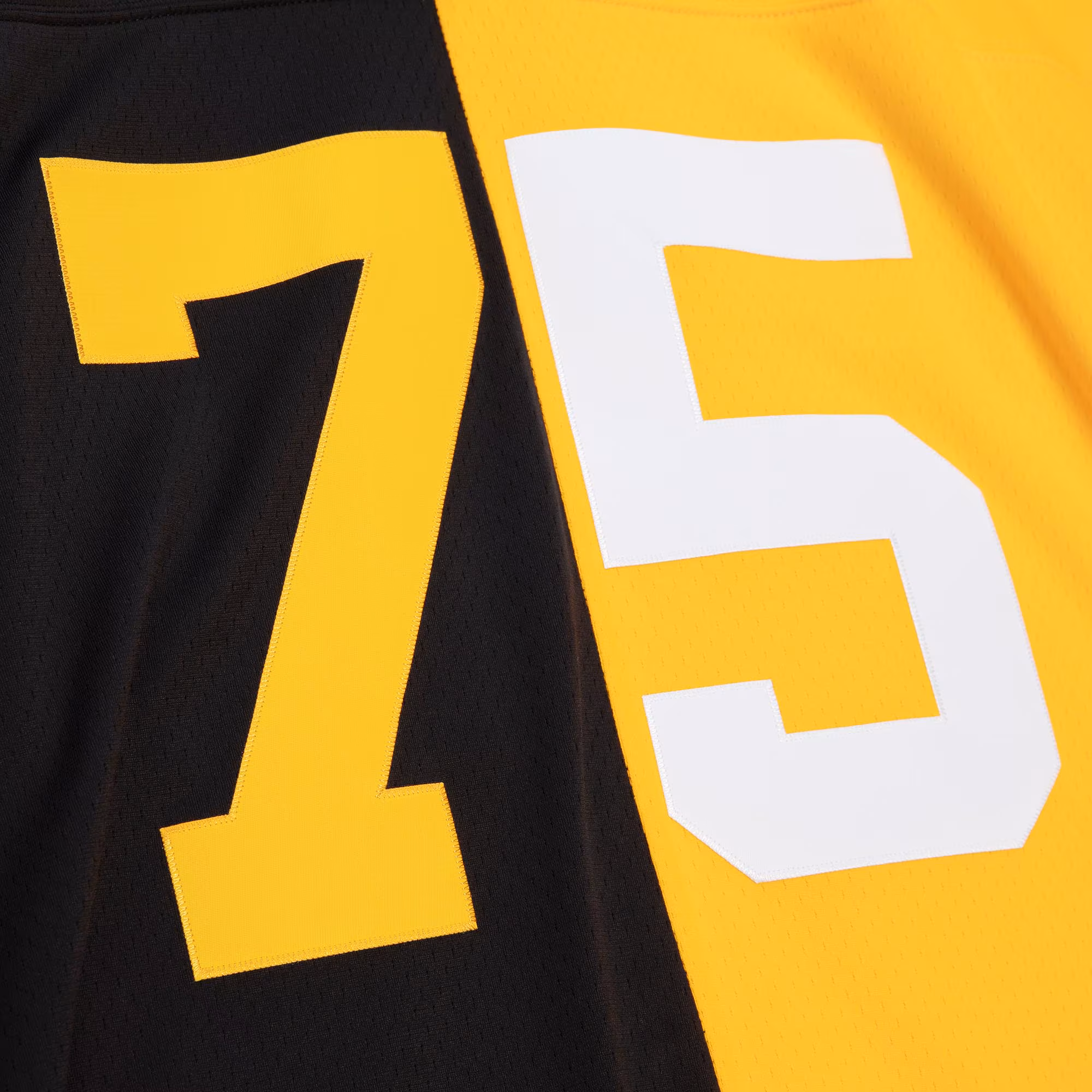 Joe Greene Pittsburgh Steelers 1976 Split Legacy Replica Jersey - Black/Gold