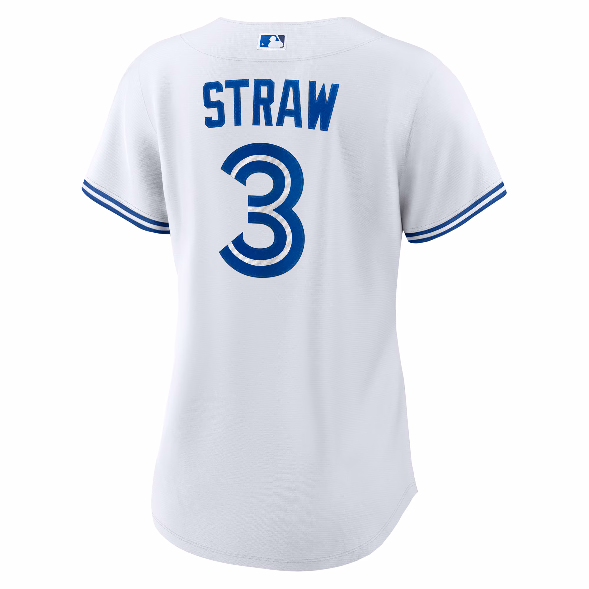Myles Straw #3 Toronto Blue Jays Women's Home Replica Jersey - White