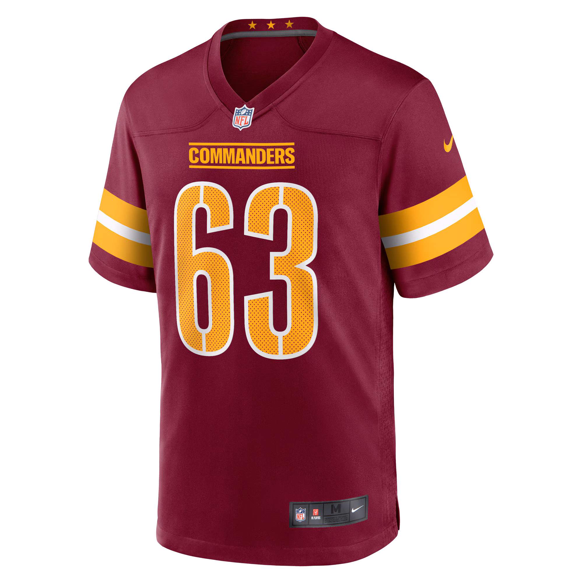 Tyler Biadasz Washington Commanders Game Jersey -  Burgundy