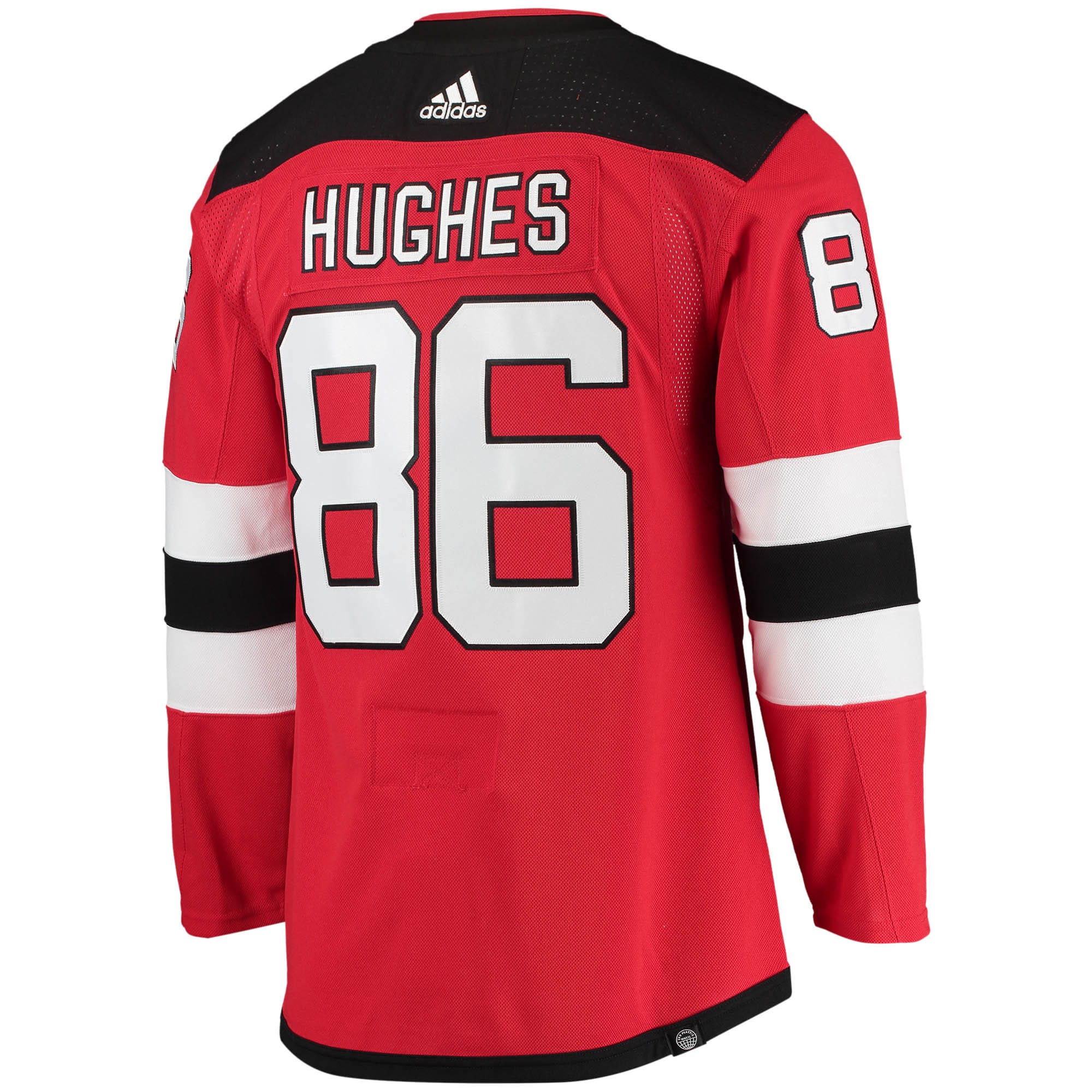 Jack Hughes New Jersey Devils  Home Primegreen Authentic Pro Player Jersey - Red