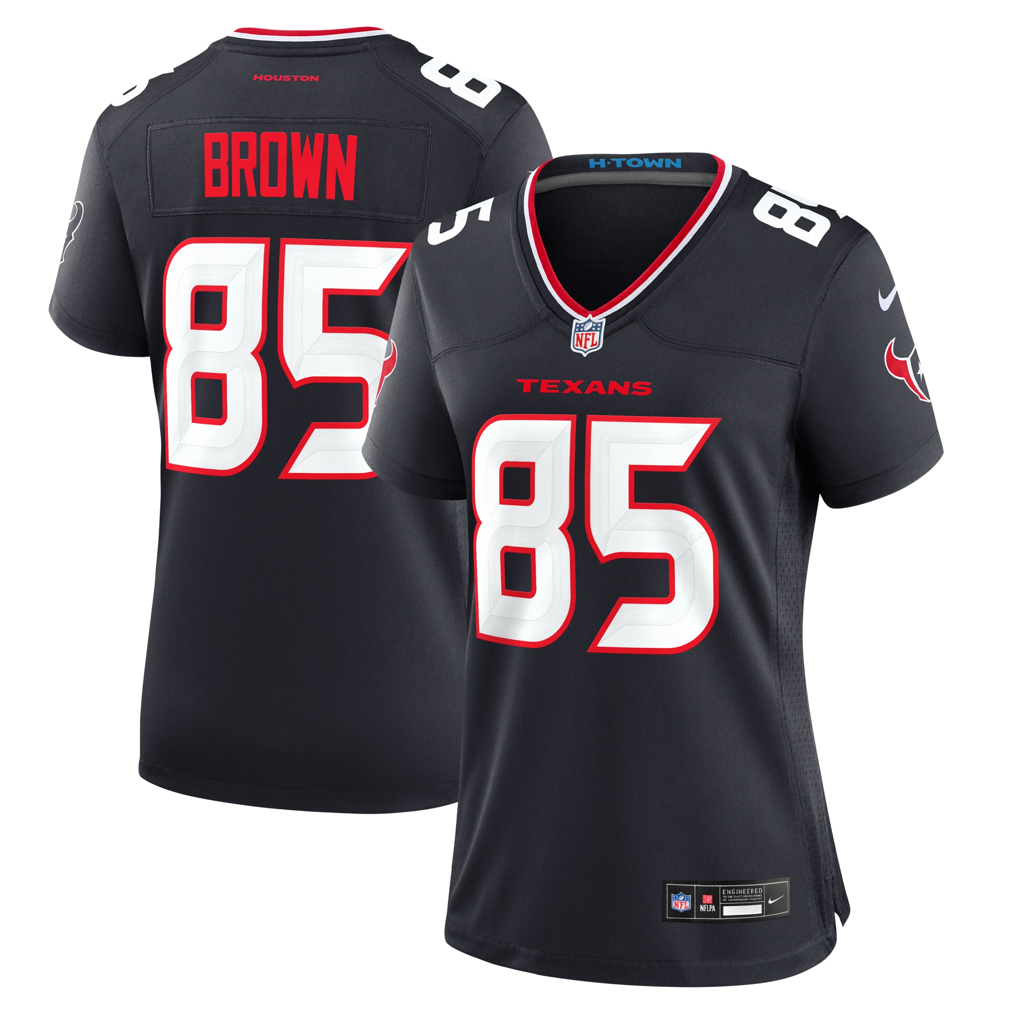 Noah Brown Houston Texans Women's Team Game Jersey -  Navy