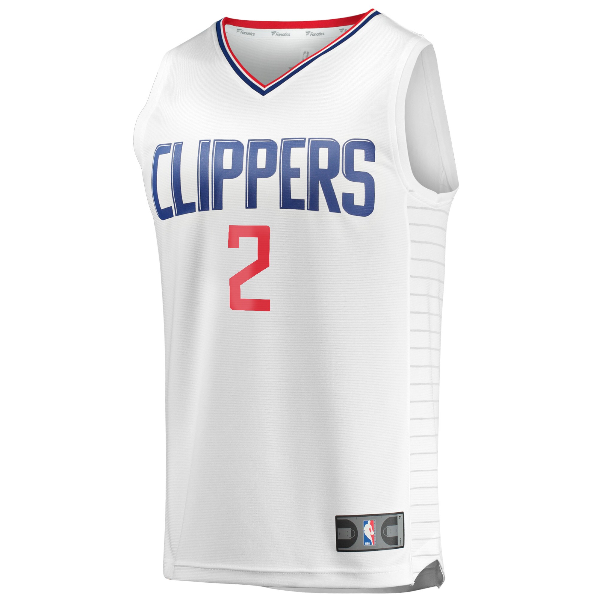 Kawhi Leonard LA Clippers  Youth 2020/21 Fast Break Player Jersey - White - Association Edition