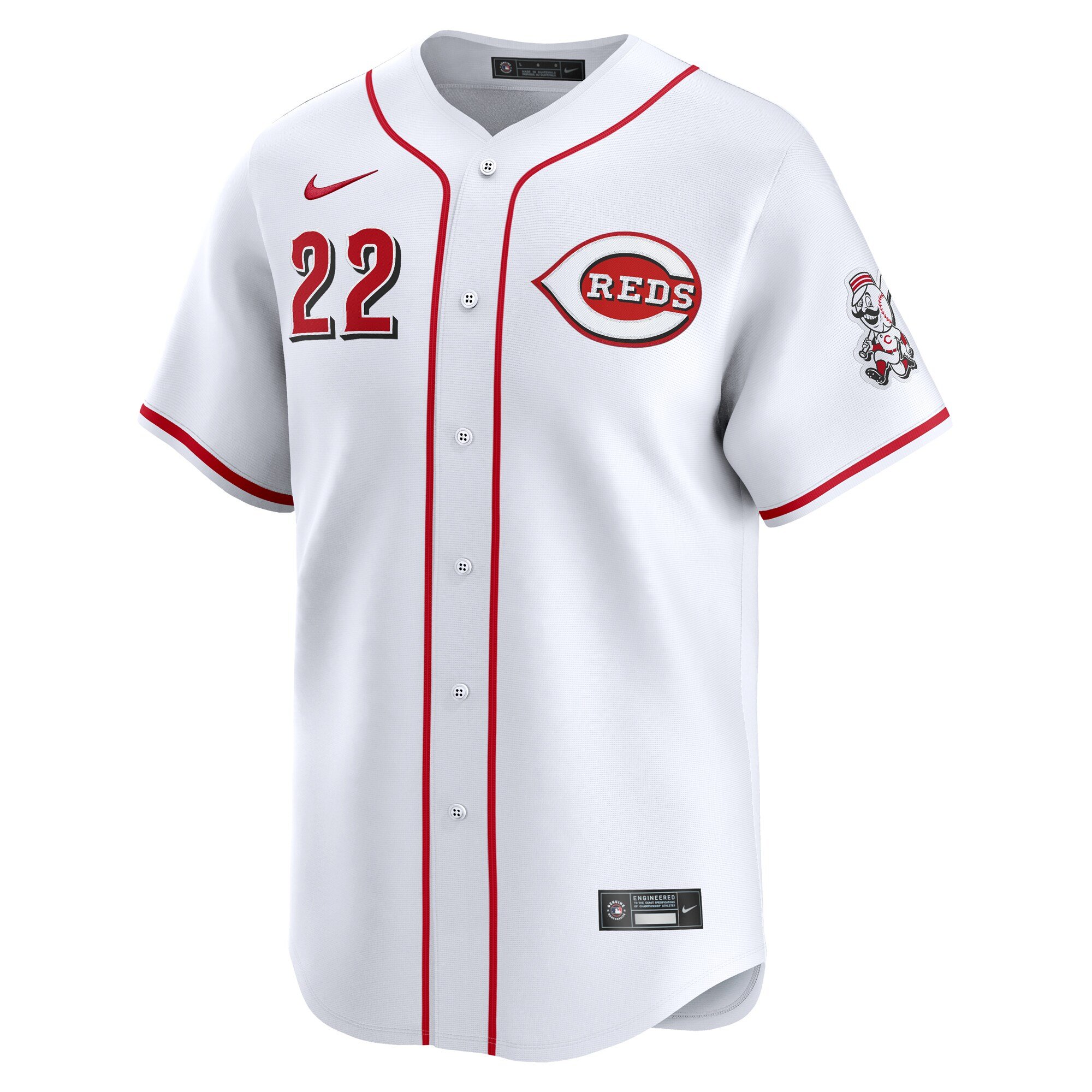 Men's Cincinnati Reds Luke Maile  White Home Limited Player Jersey