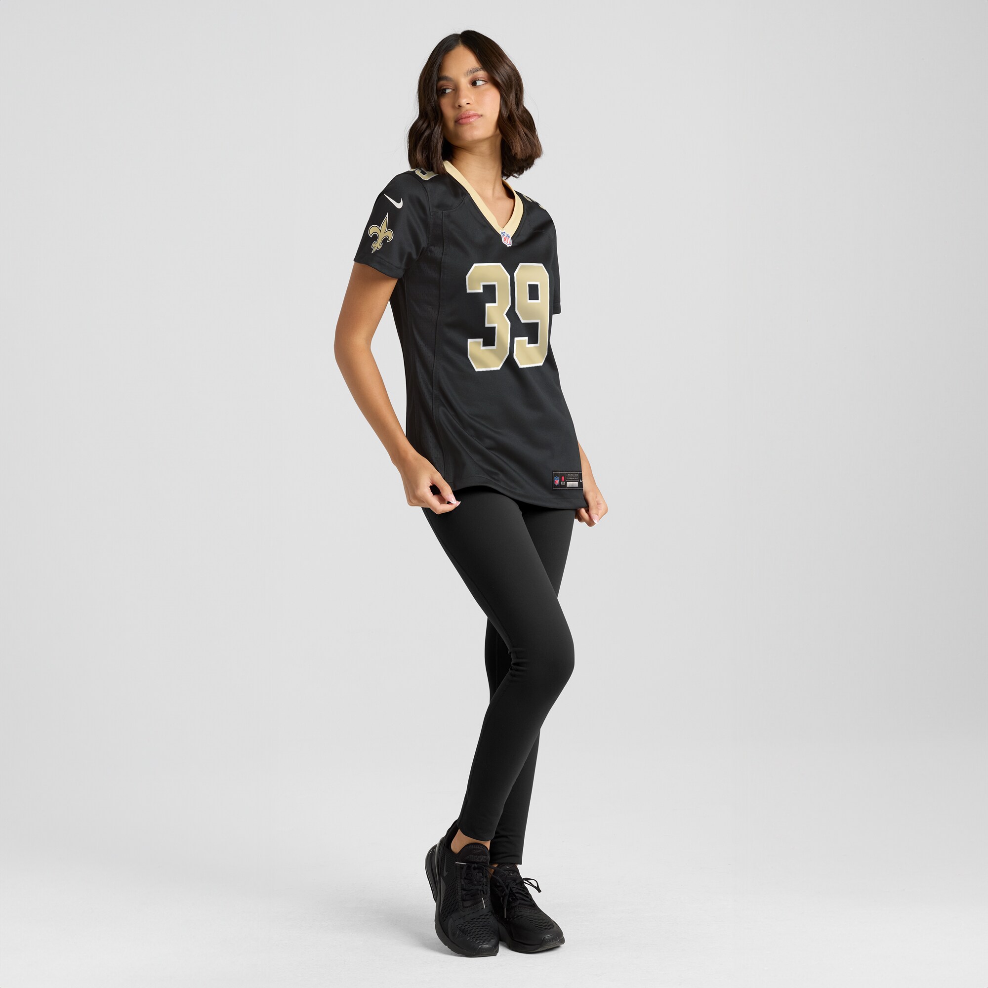 DaMarcus Fields New Orleans Saints Women's Game Player Jersey - Black