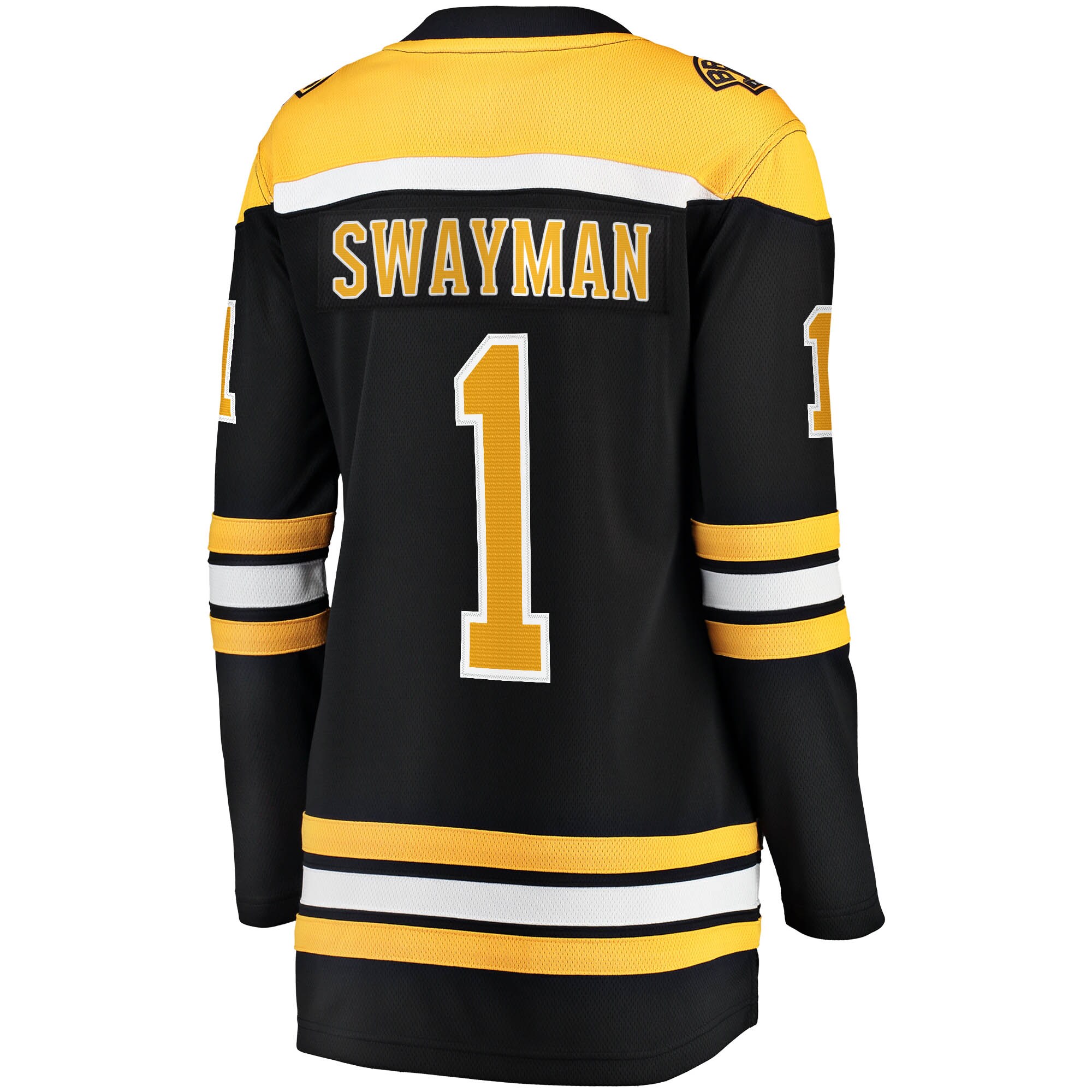 Jeremy Swayman Boston Bruins Women's 2017/18 Home Breakaway Jersey - Black