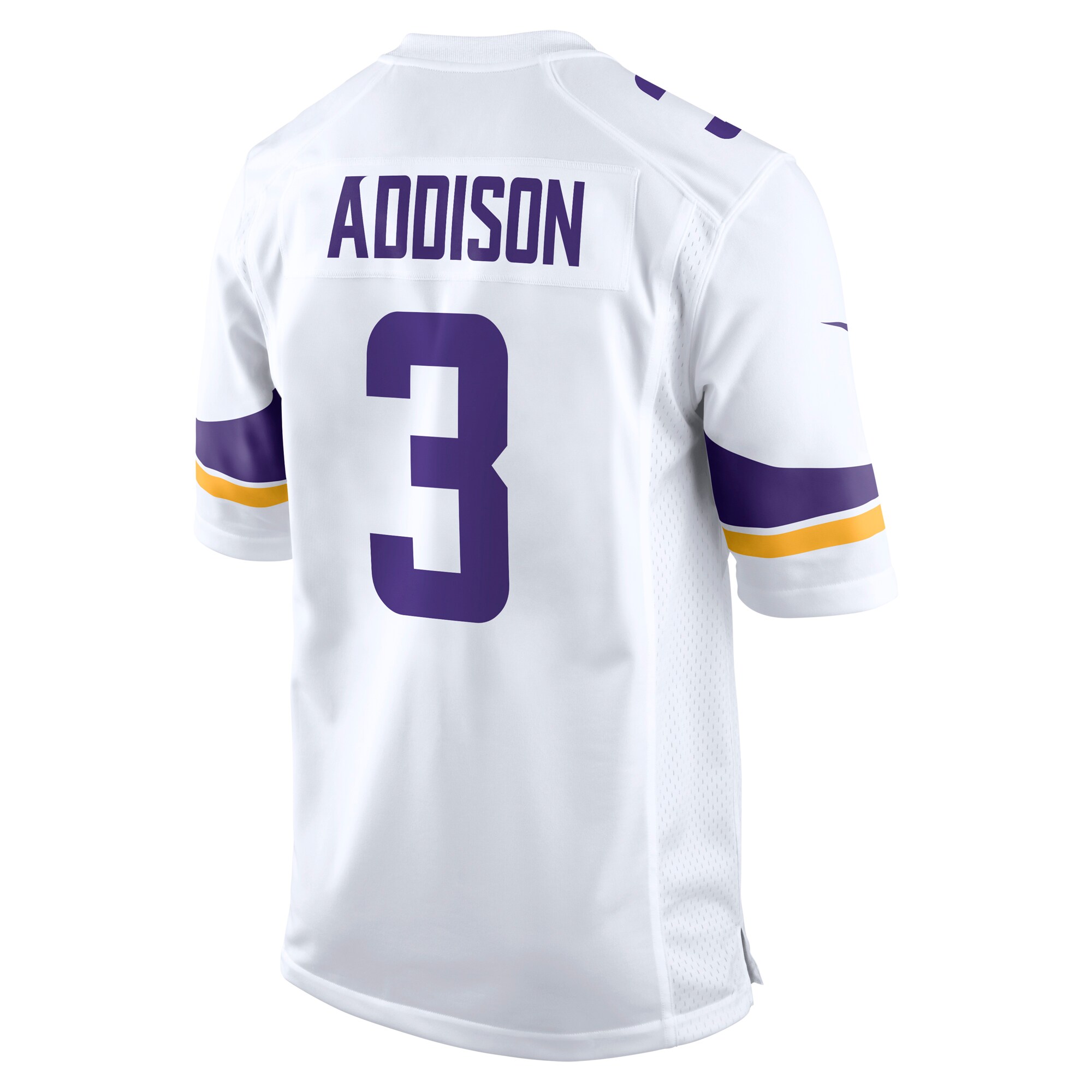 Addison Minnesota Vikings Away Game Jersey - White