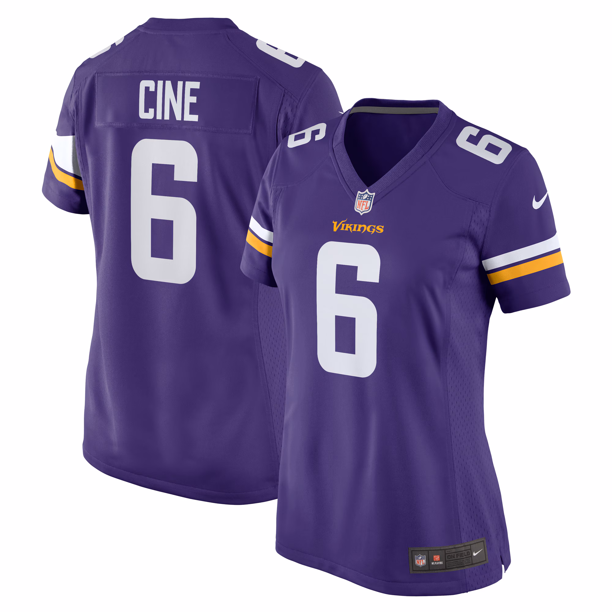 Lewis Cine Minnesota Vikings Women's Game Player Jersey - Purple