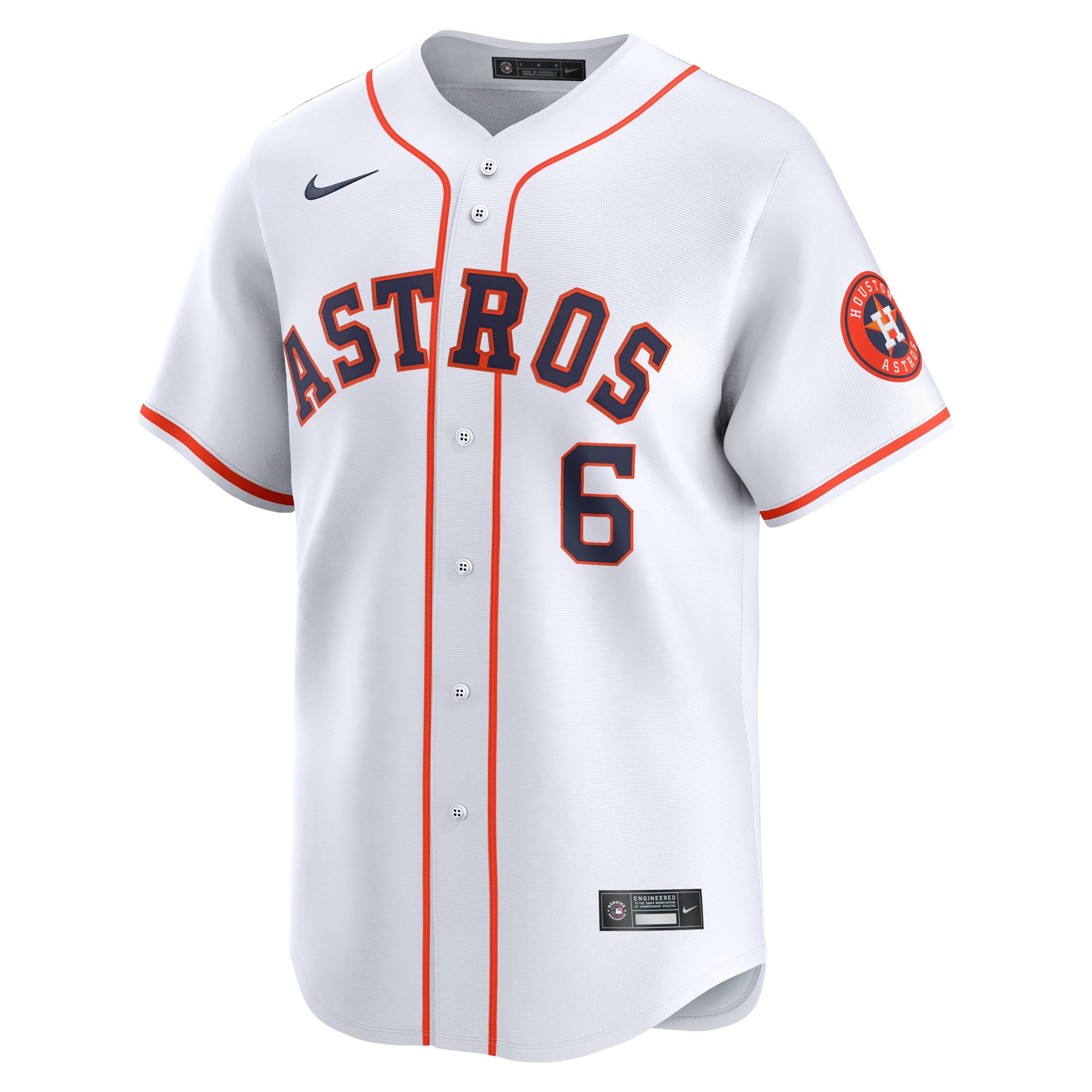 Men's Houston Astros Jake Meyers  White Home Limited Player Jersey