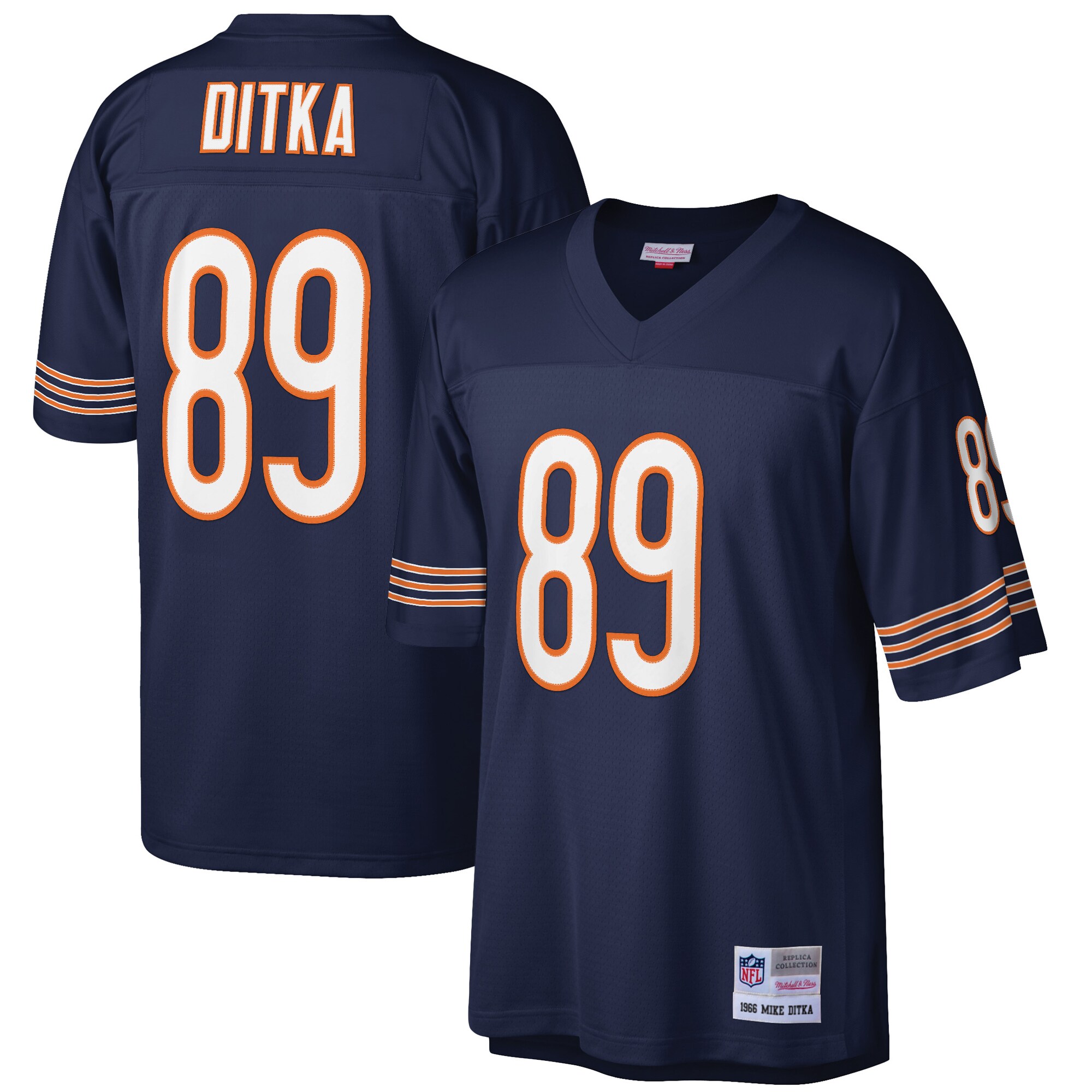 Mike Ditka Chicago Bears  Retired Player Legacy Replica Jersey - Navy