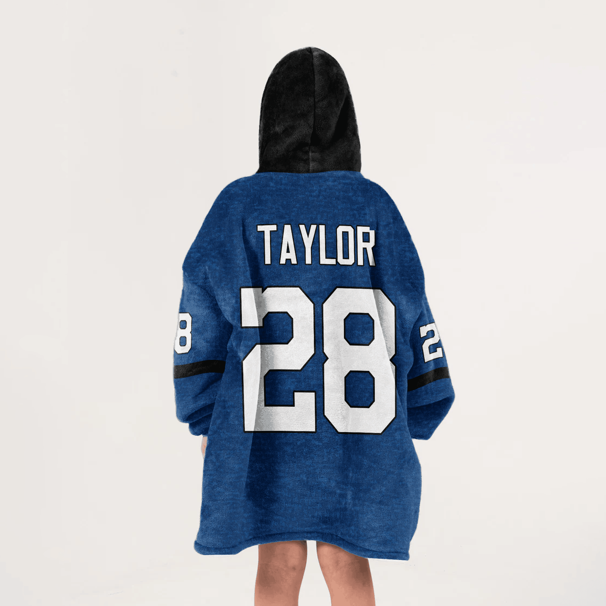 Kid 28 Indianapolis Football Unisex Blanket Hoodie