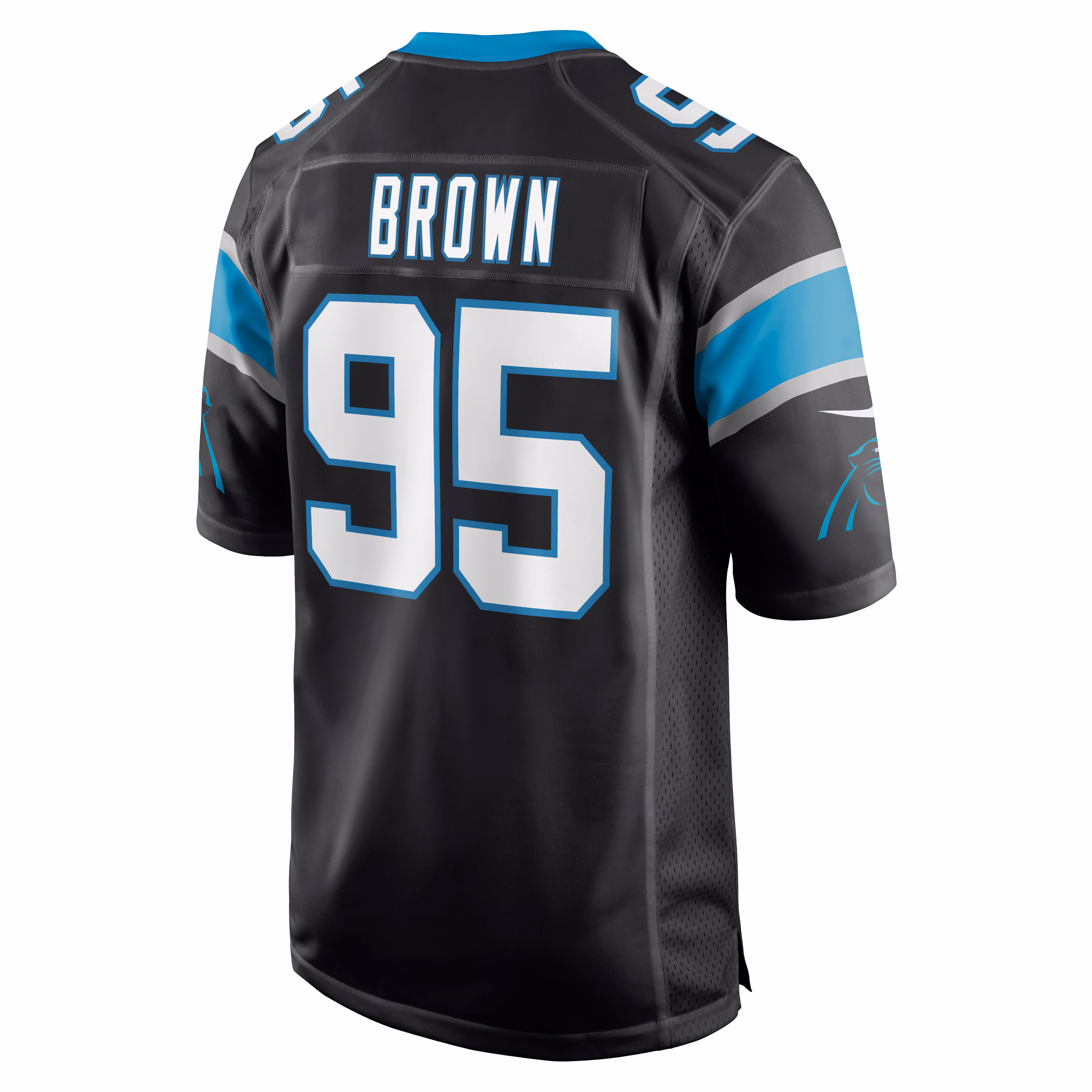 Derrick Brown Carolina Panthers Player Game Jersey - Black