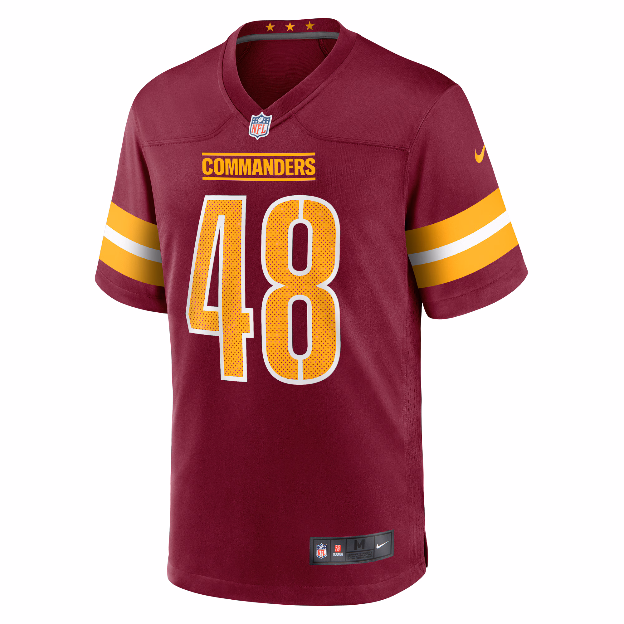 Sean Chandler Washington Commanders  Game Jersey -  Burgundy