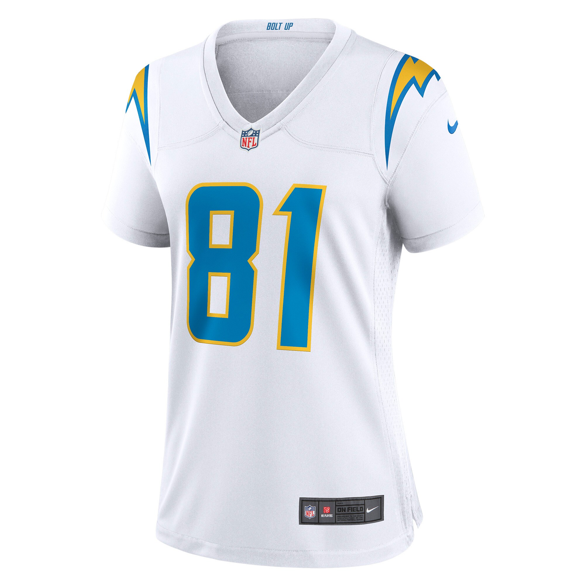 Mike Williams Los Angeles Chargers  Women's Game Jersey - White