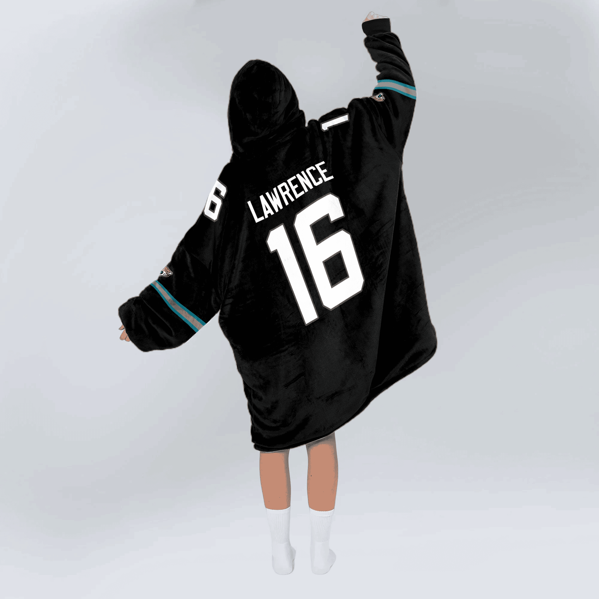 T.L 16 Jacksonville Football Unisex Blanket Hoodie