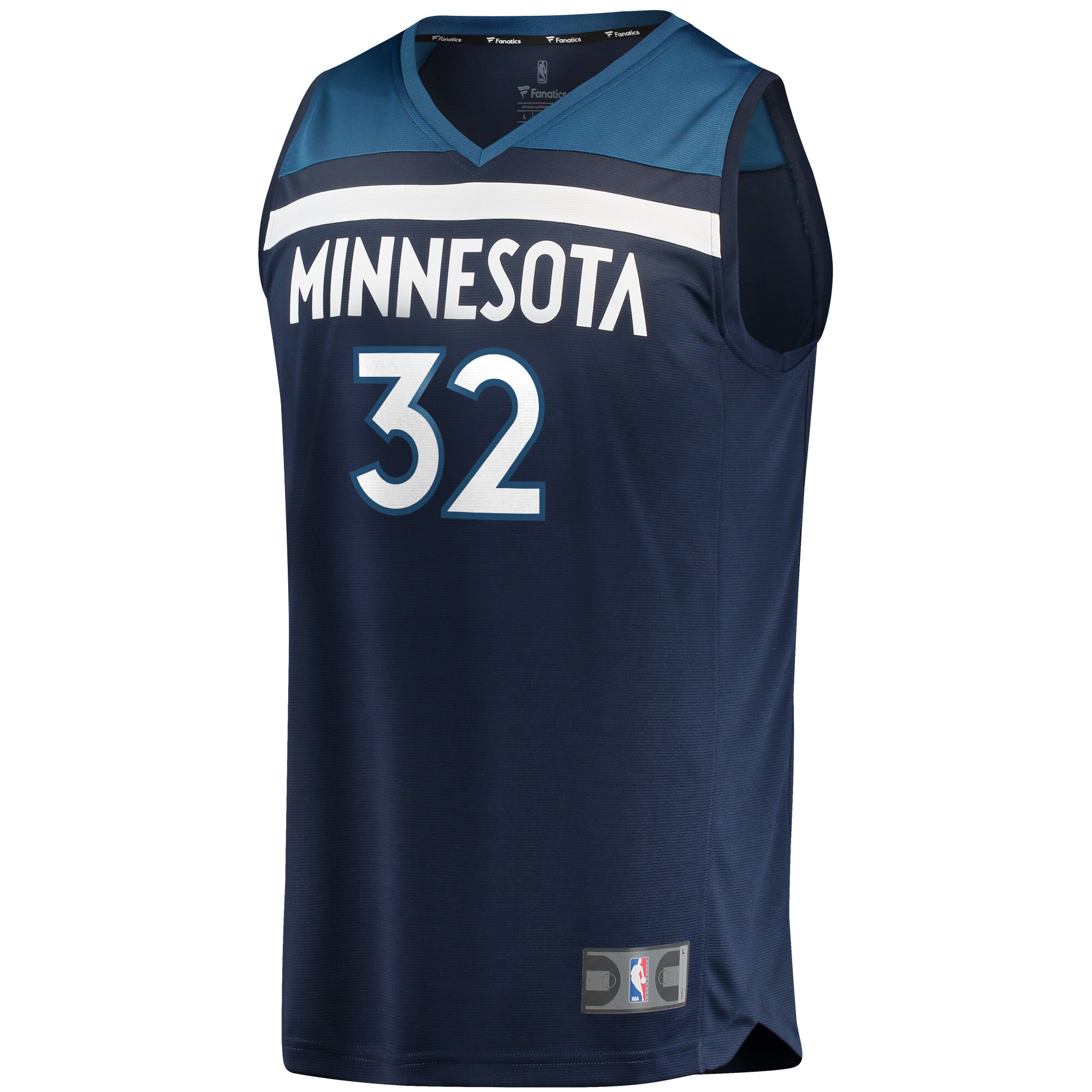 Karl-Anthony Towns Minnesota Timberwolves  Fast Break Replica Player Jersey Navy - Icon Edition