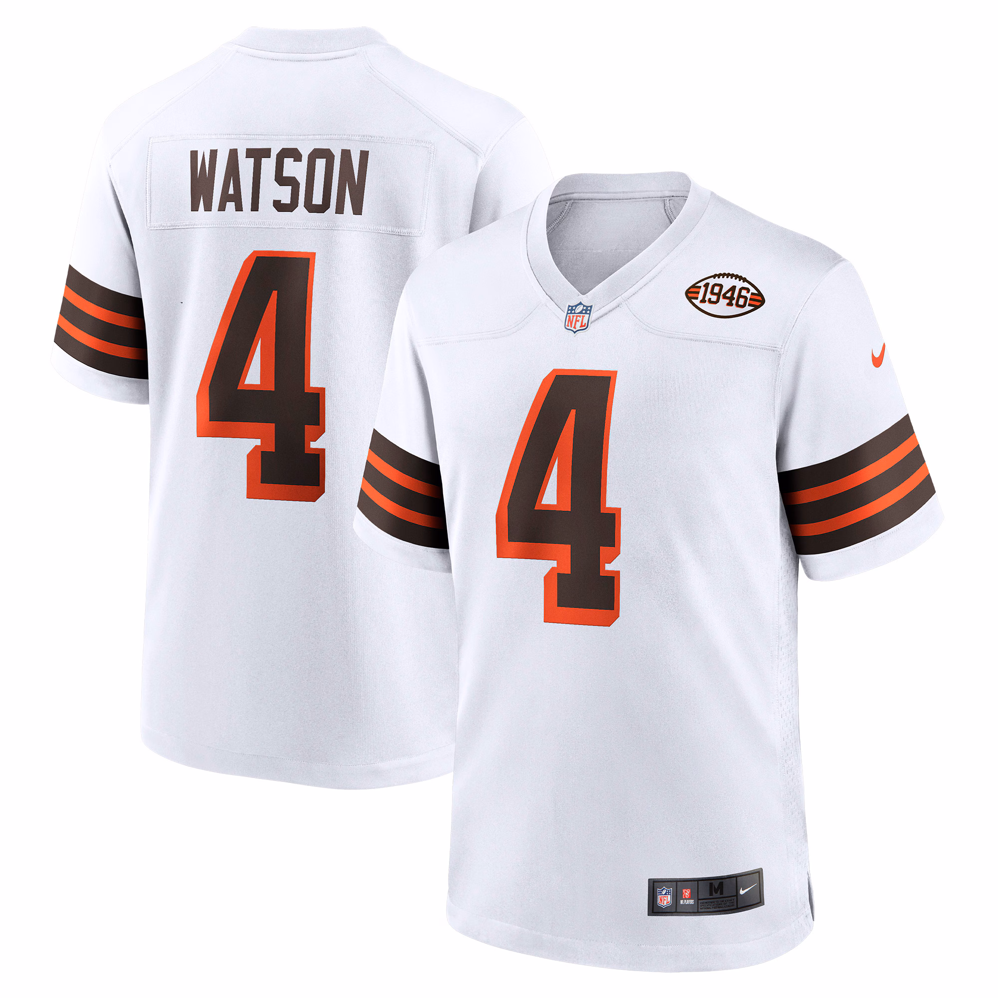 Deshaun Watson Cleveland Browns Alternate Game Jersey - White