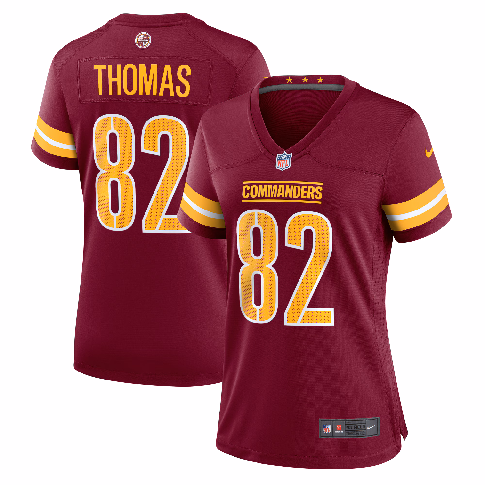 Logan Thomas Washington Commanders Women's  Game Jersey -  Burgundy