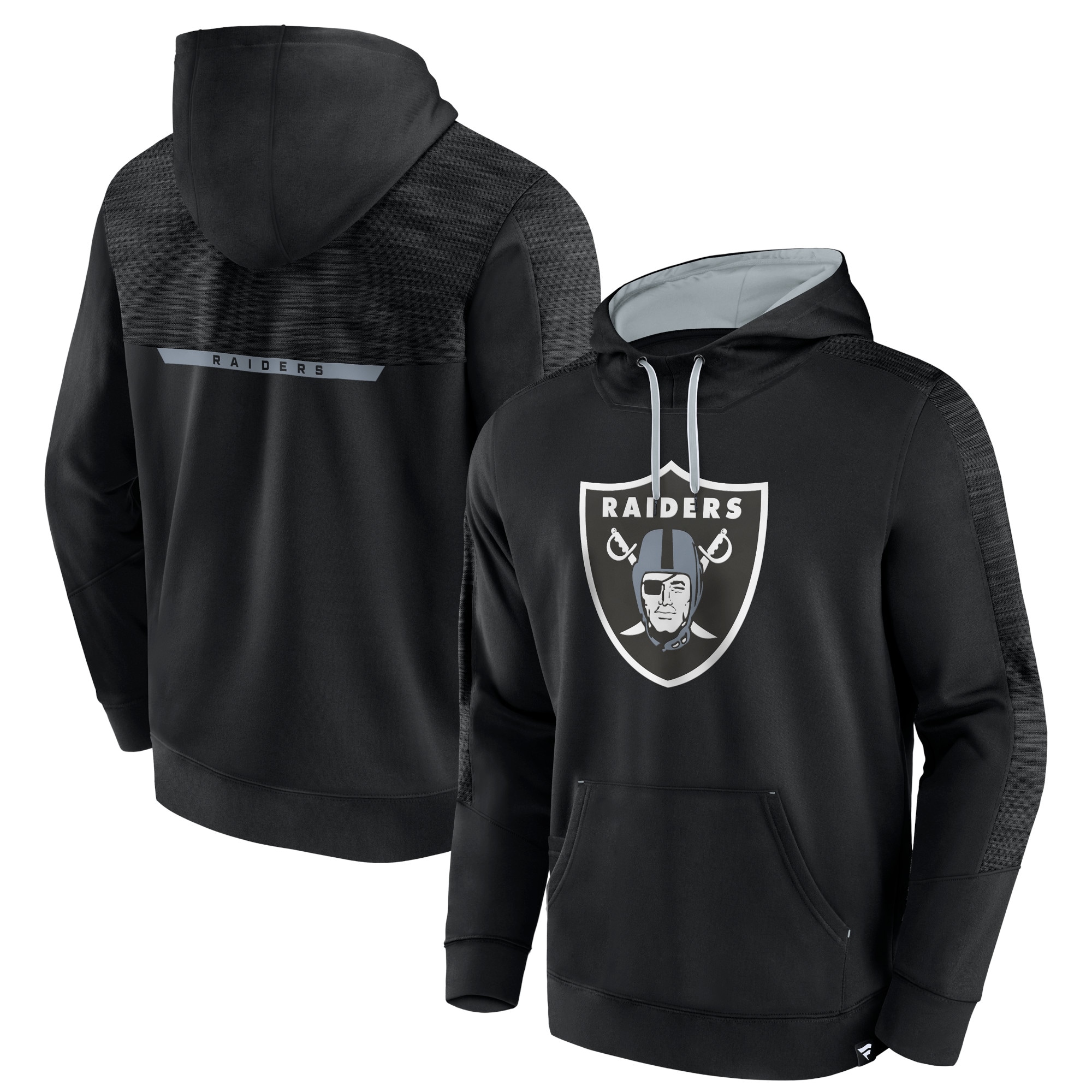 Las Vegas Raiders   Defender Evo Pullover Hoodie - Black