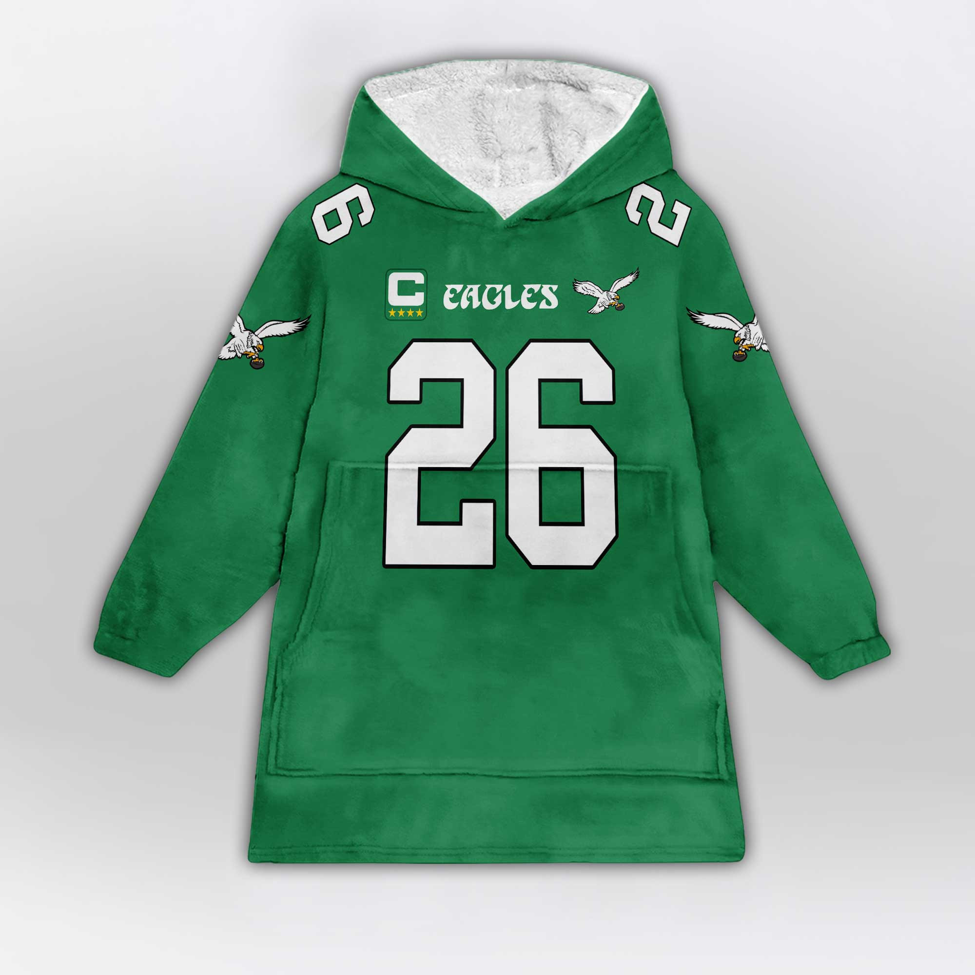 Kid 26 Philadelphia Football Unisex Blanket Hoodie