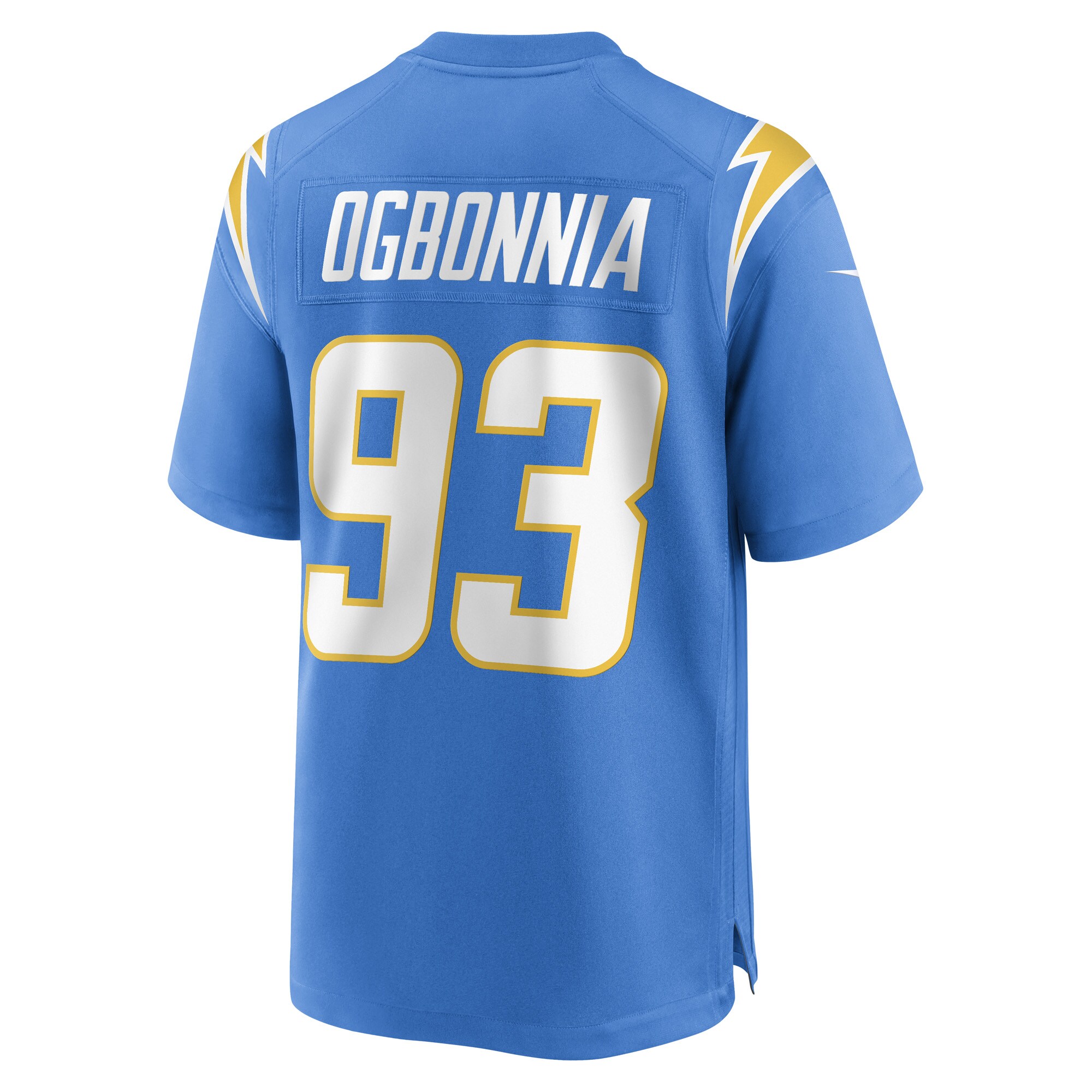 Otito Ogbonnia Los Angeles Chargers Game Player Jersey - Powder Blue
