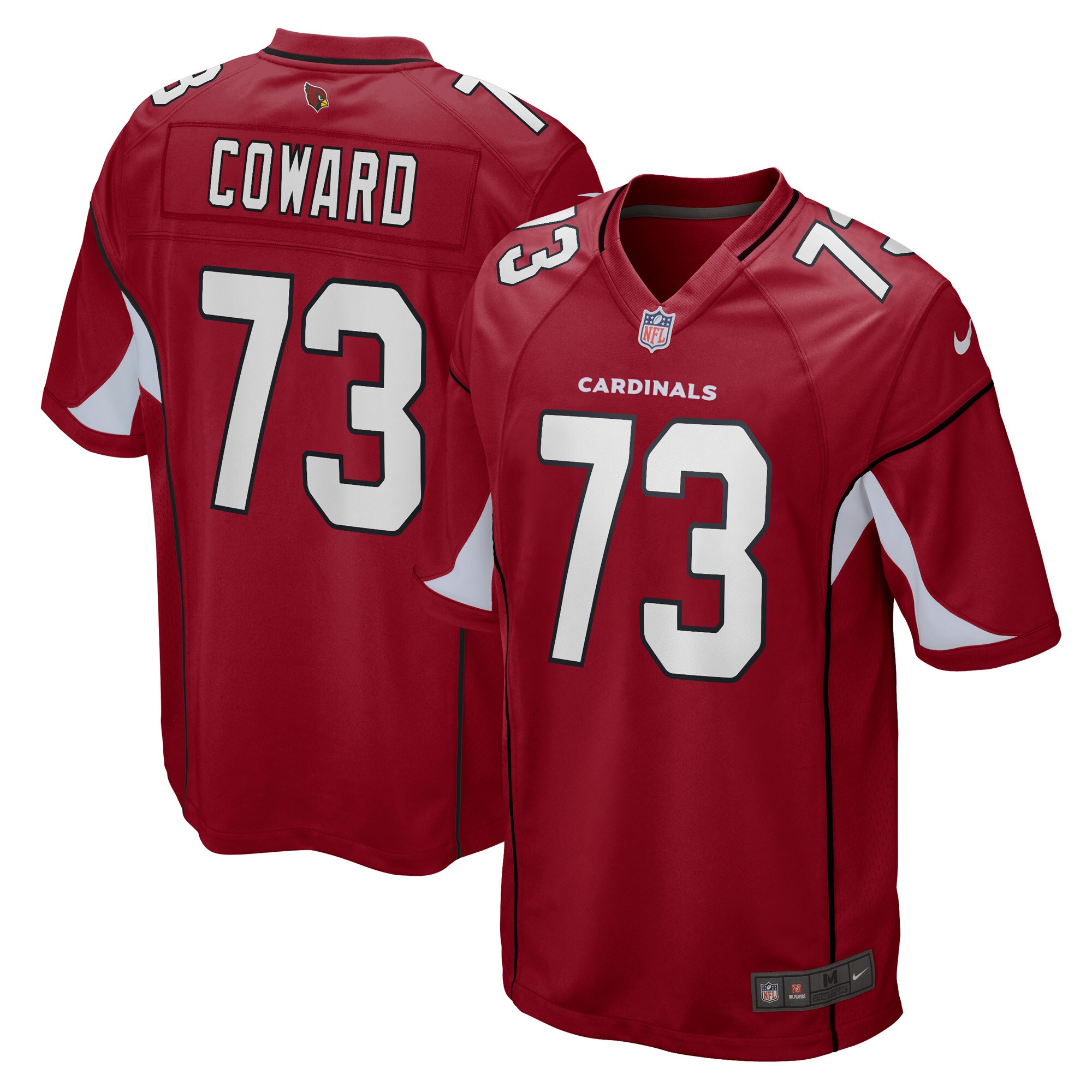 Rashaad Coward Arizona Cardinals  Game Player Jersey - Cardinal