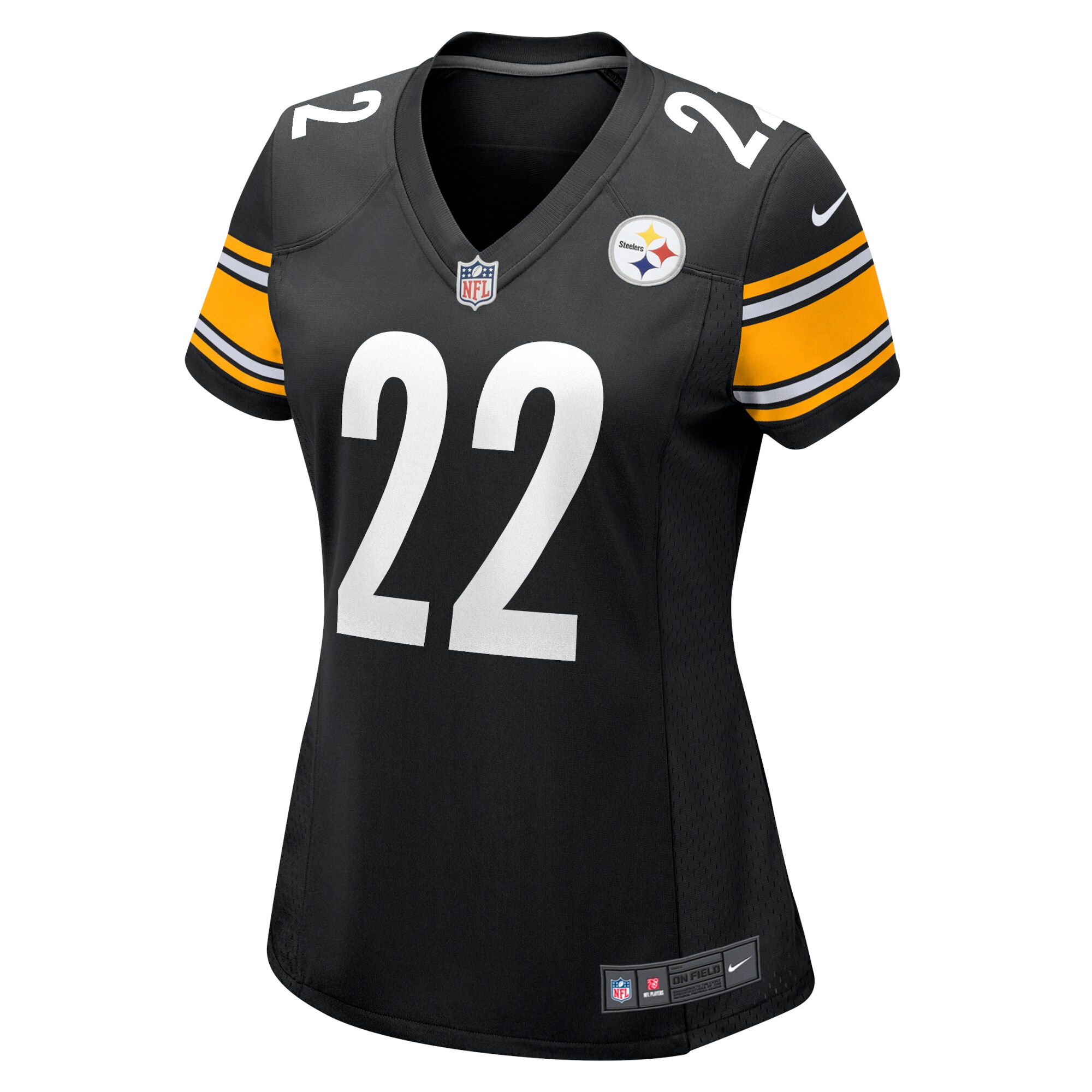 Najee Harris Pittsburgh Steelers  Women's Team Game Jersey - Black