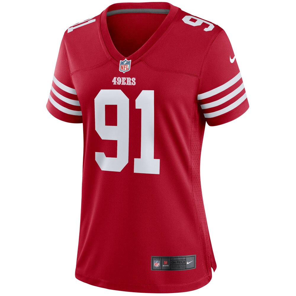 Arik Armstead San Francisco 49ers  Women's Player Game Jersey - Scarlet