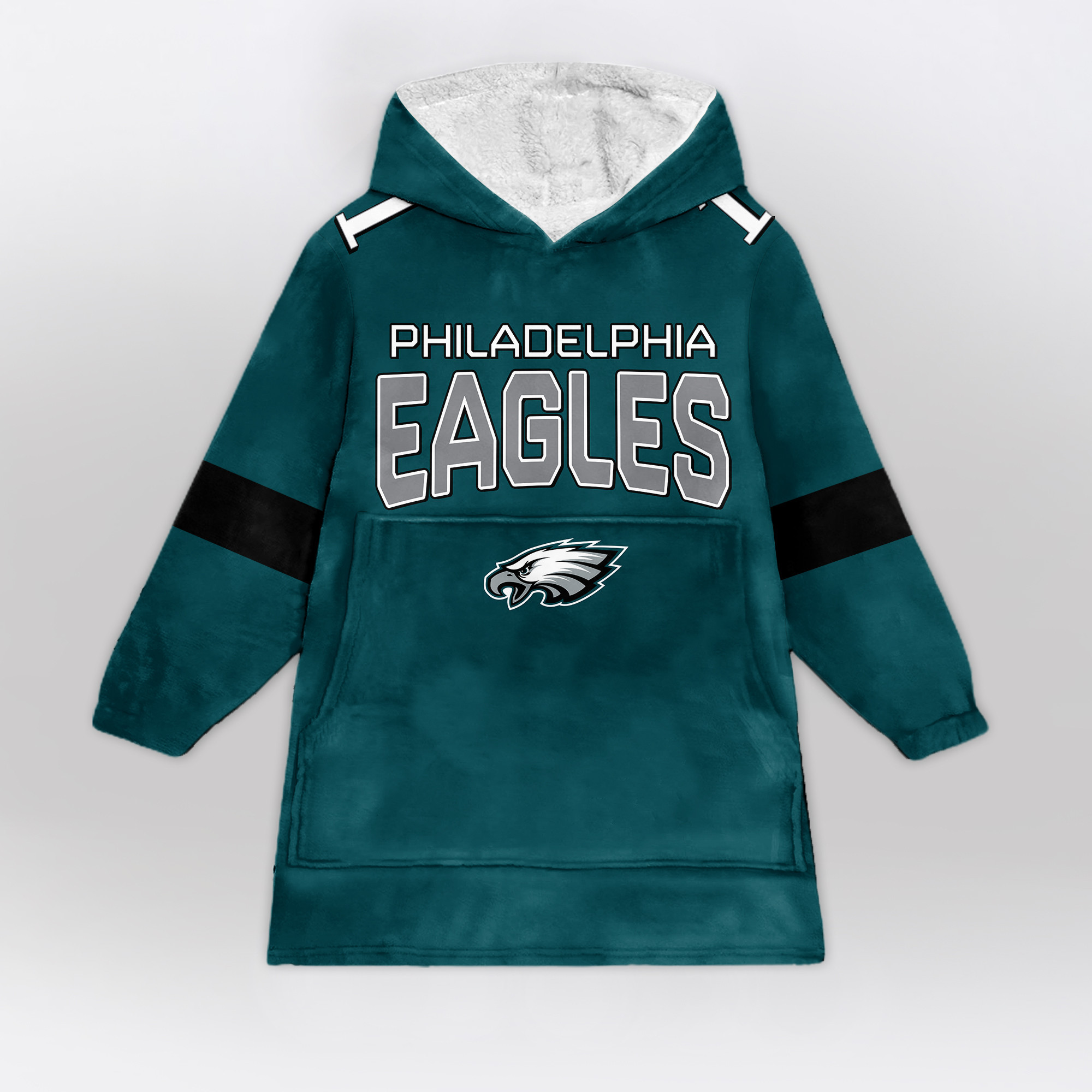 Adult 1 Philadelphia Football Unisex Blanket Hoodie