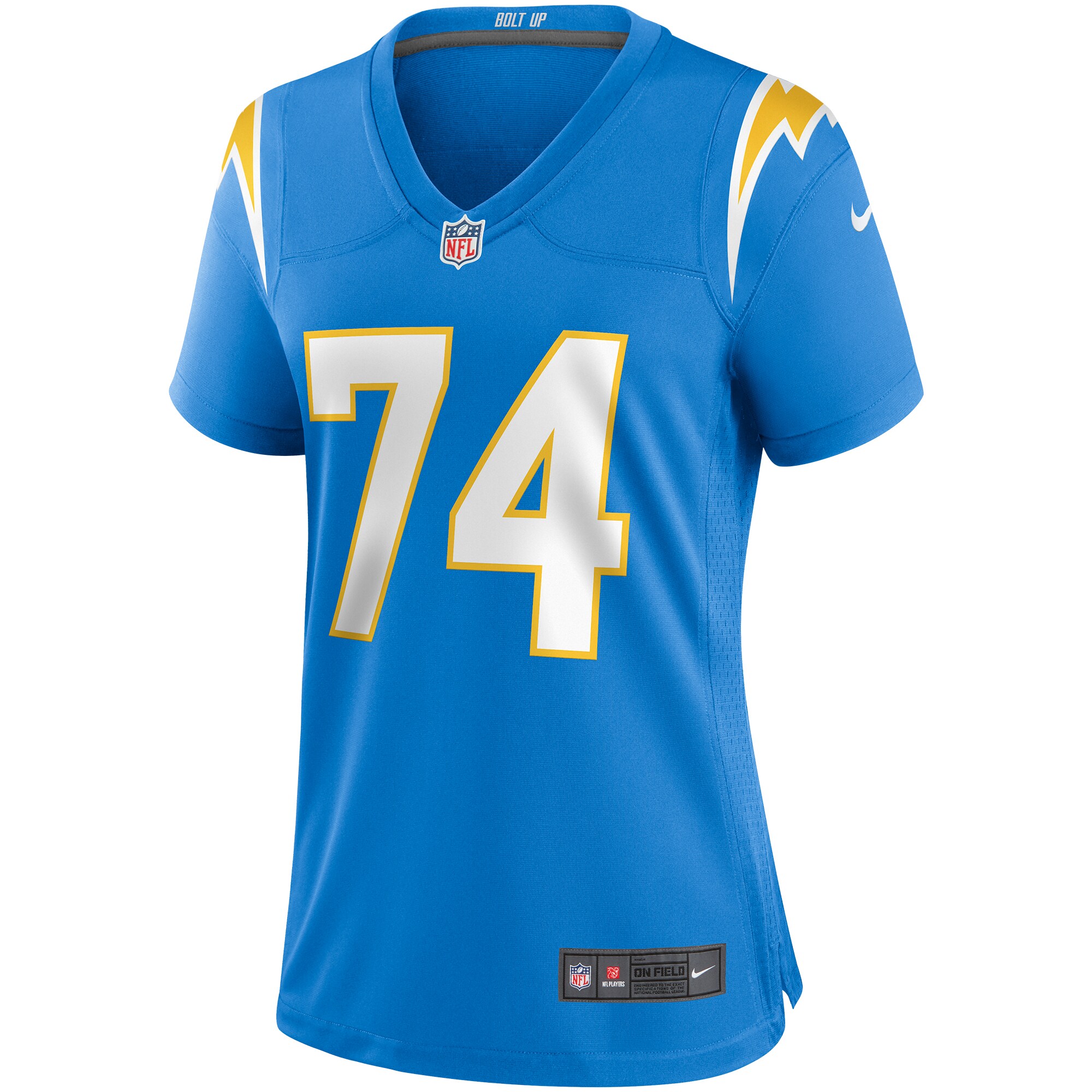 Storm Norton Los Angeles Chargers  Women's Game Jersey - Powder Blue