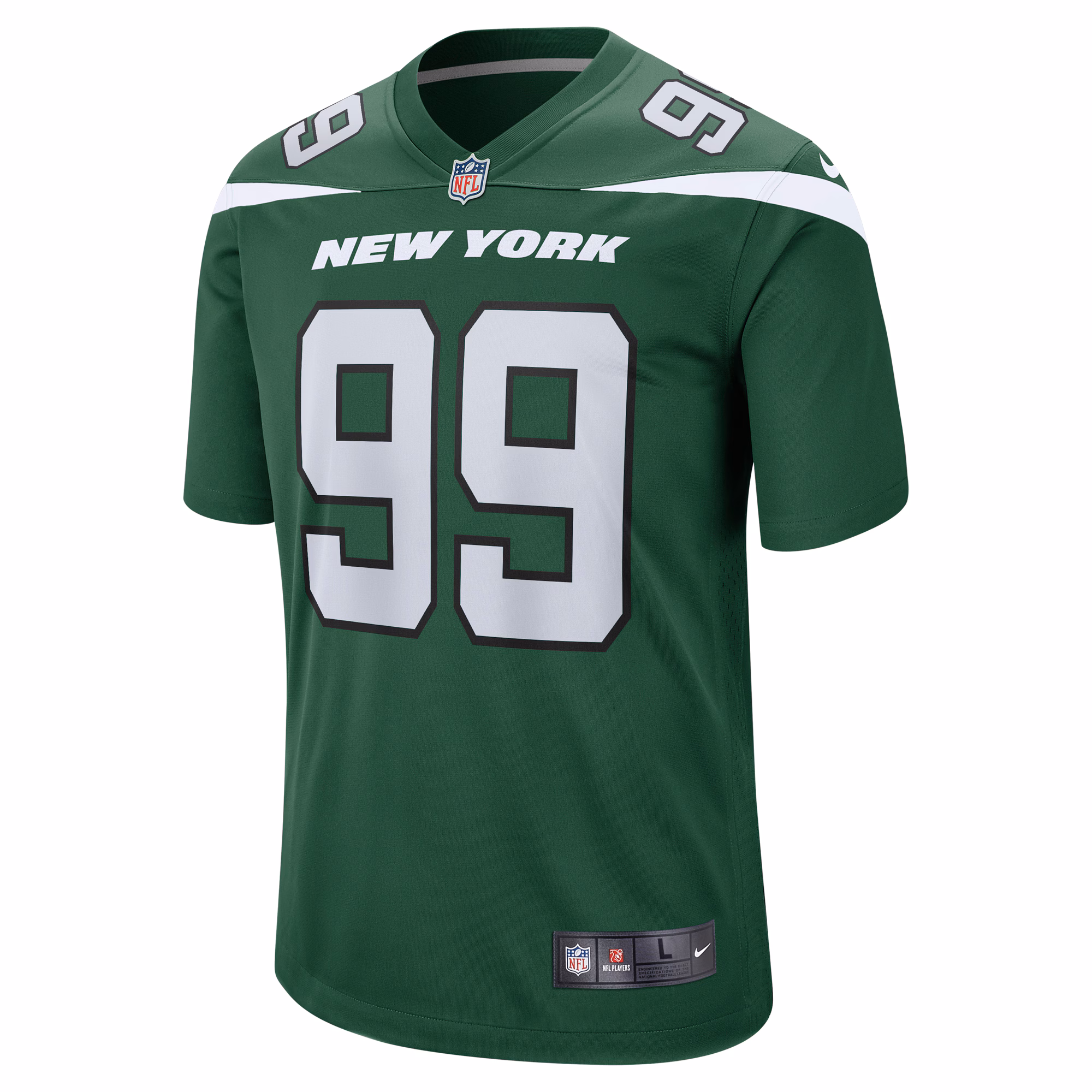 Will McDonald IV New York Jets 2023 NFL Draft First Round Pick Game Jersey - Gotham Green