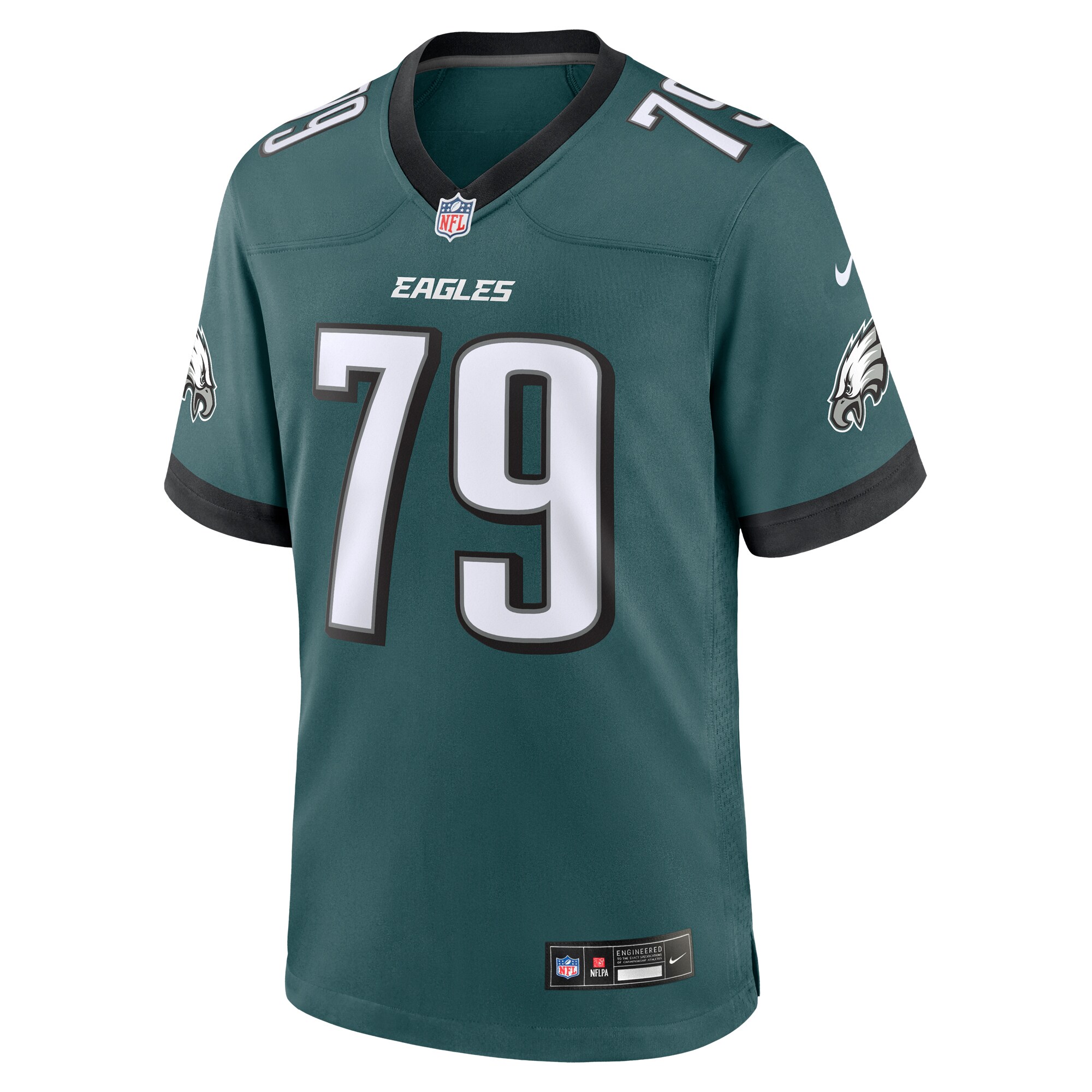 Lecitus Smith Philadelphia Eagles  Game Jersey - Midnight Green