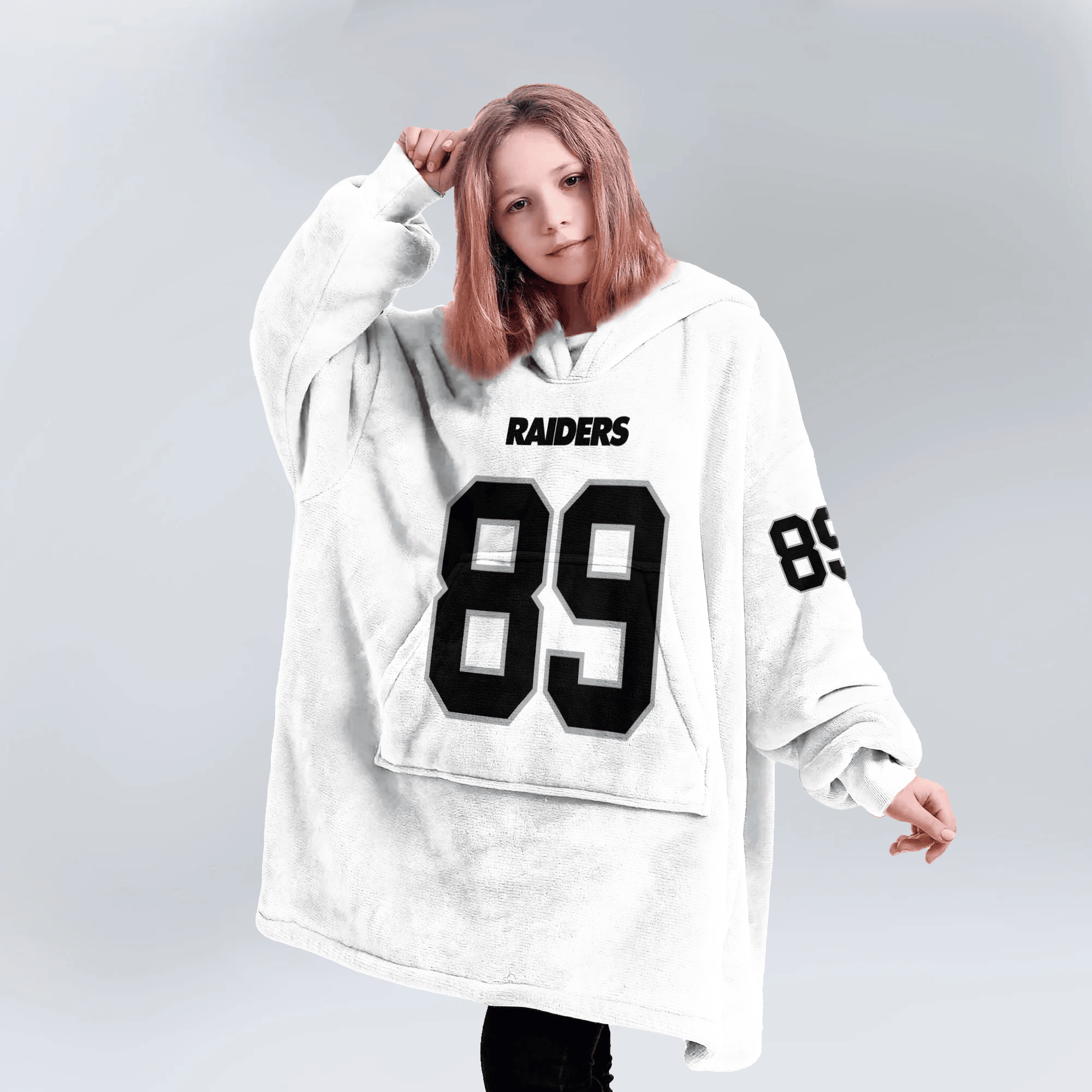 Kid B.B 89 Las Vegas Football Unisex Blanket Hoodie