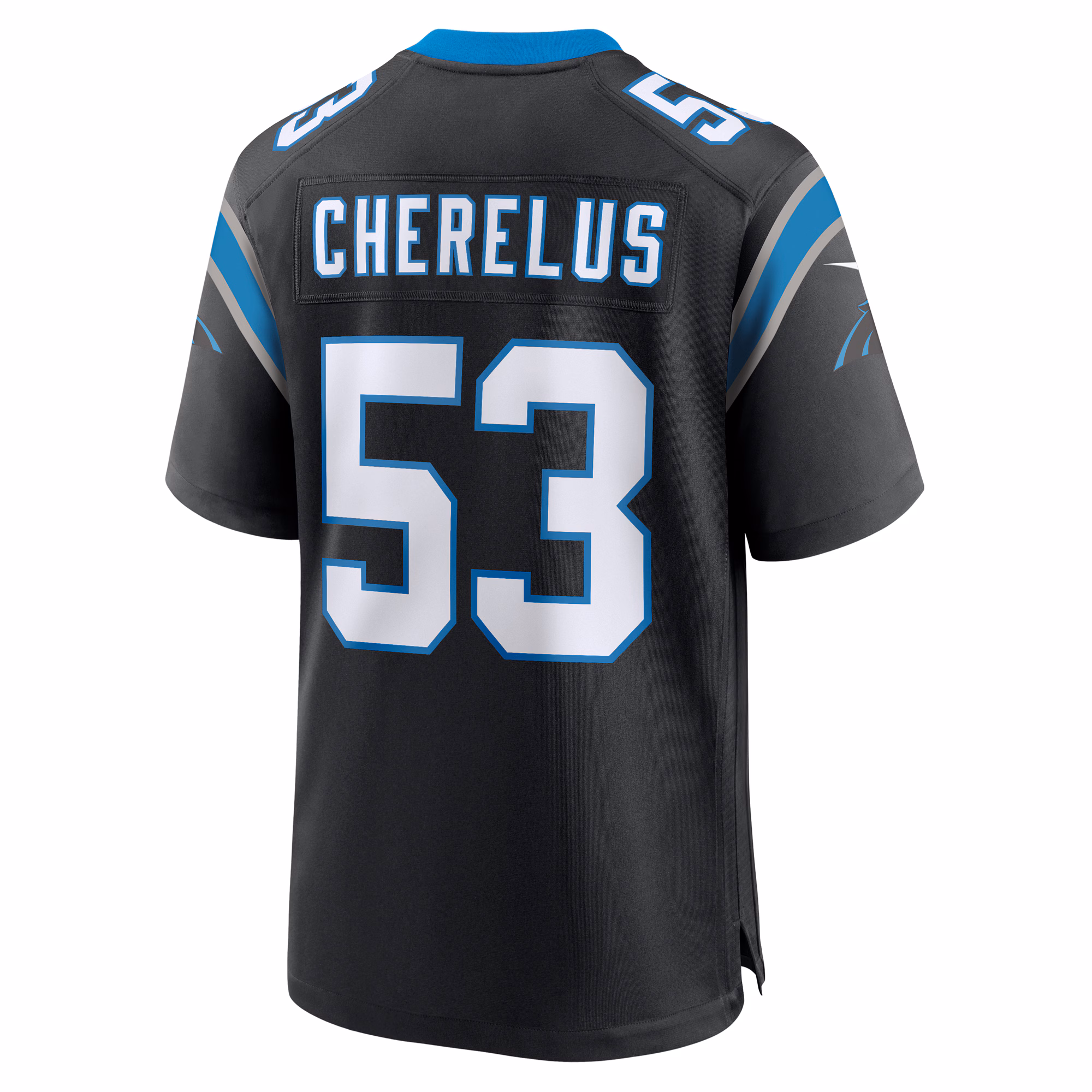 Claudin Cherelus Carolina Panthers Team Game Jersey -  Black