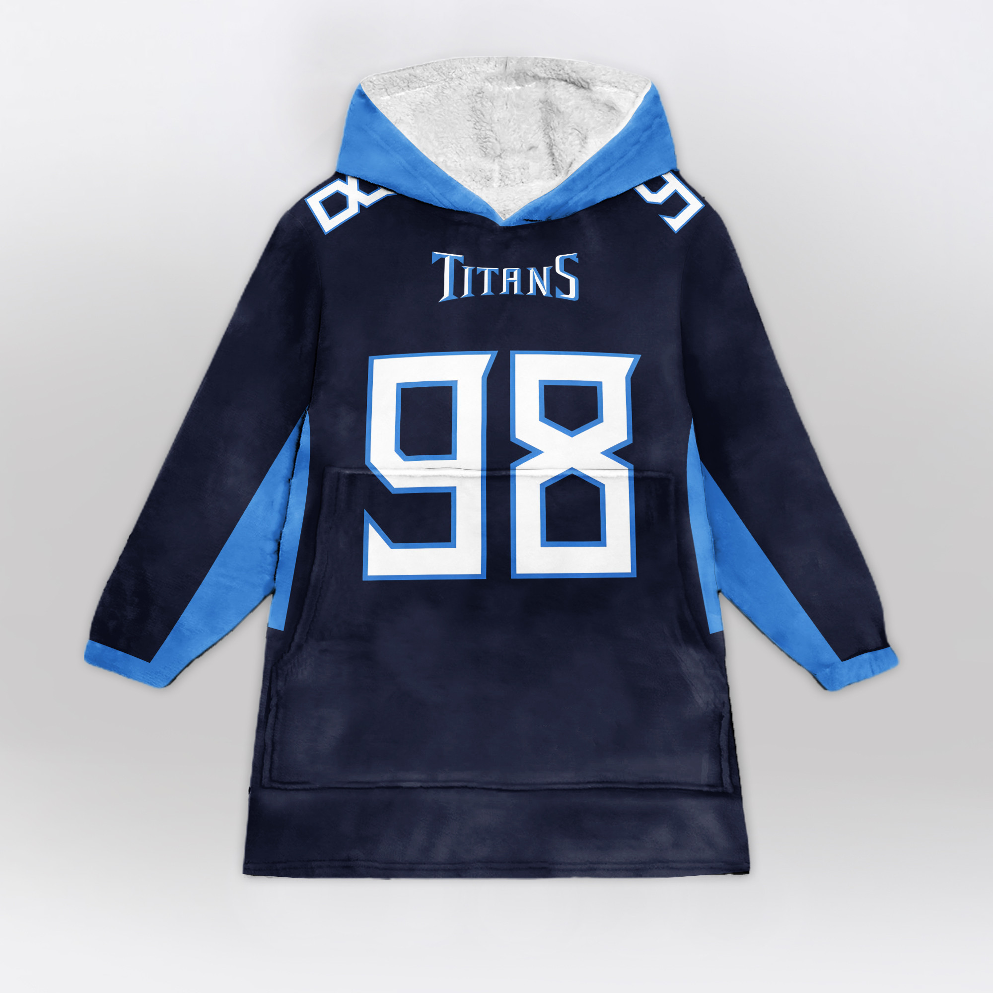 Adult JS 98 Tennessee Football Unisex Blanket Hoodie
