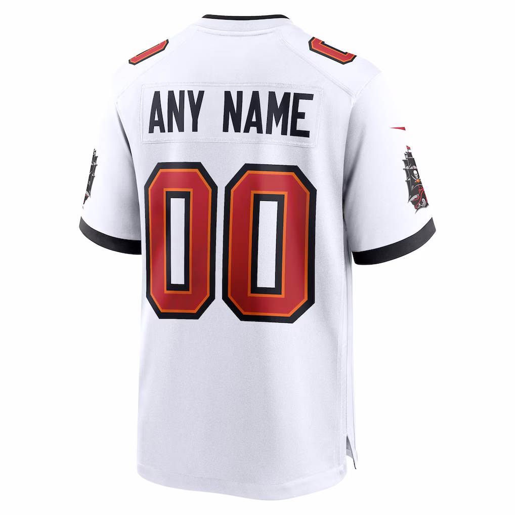 Custom Tampa Bay Buccaneers 50th Season Game Jersey - White