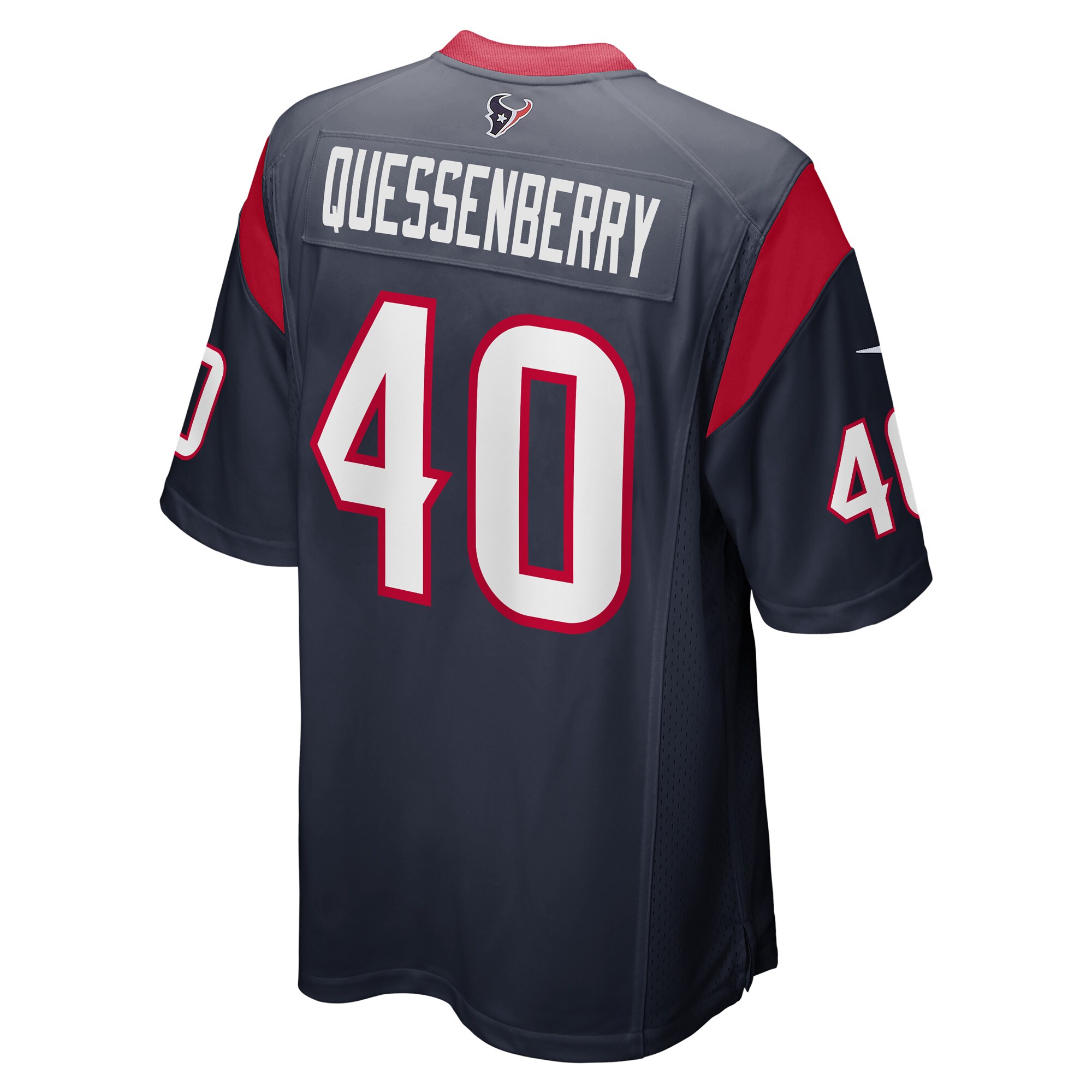 Paul Quessenberry Houston Texans  Game Player Jersey - Navy