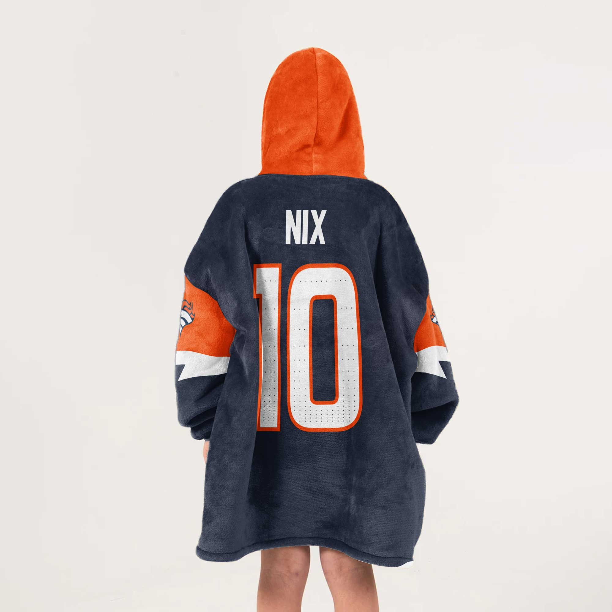 Kid B.N 10 Captain Denver Football Unisex Blanket Hoodie