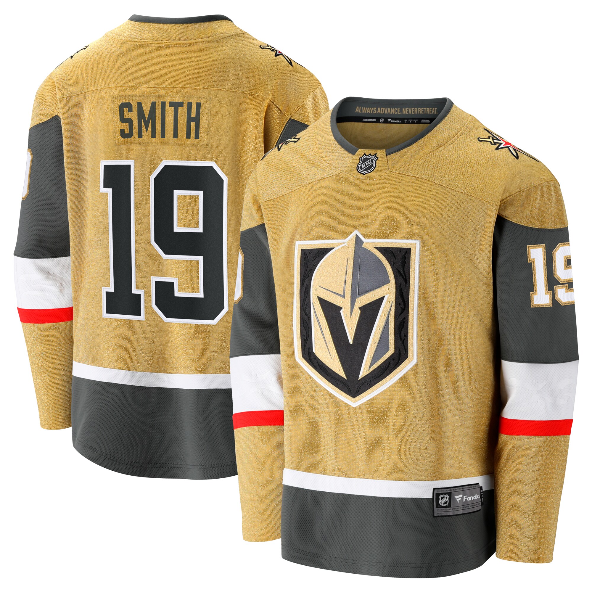 Reilly Smith Vegas Golden Knights Home Breakaway Jersey - Gold