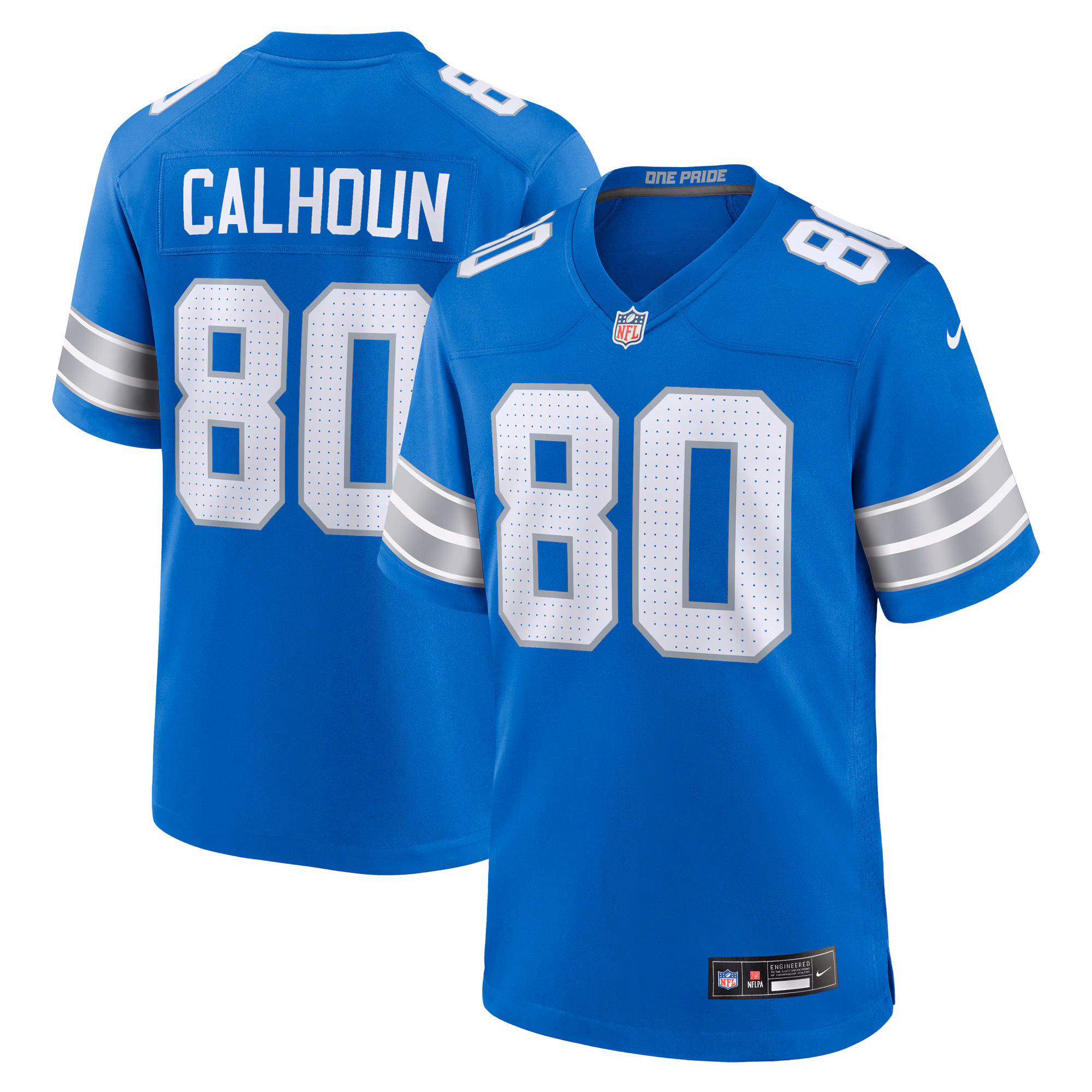Jalon Calhoun Detroit Lions Game Jersey -  Blue
