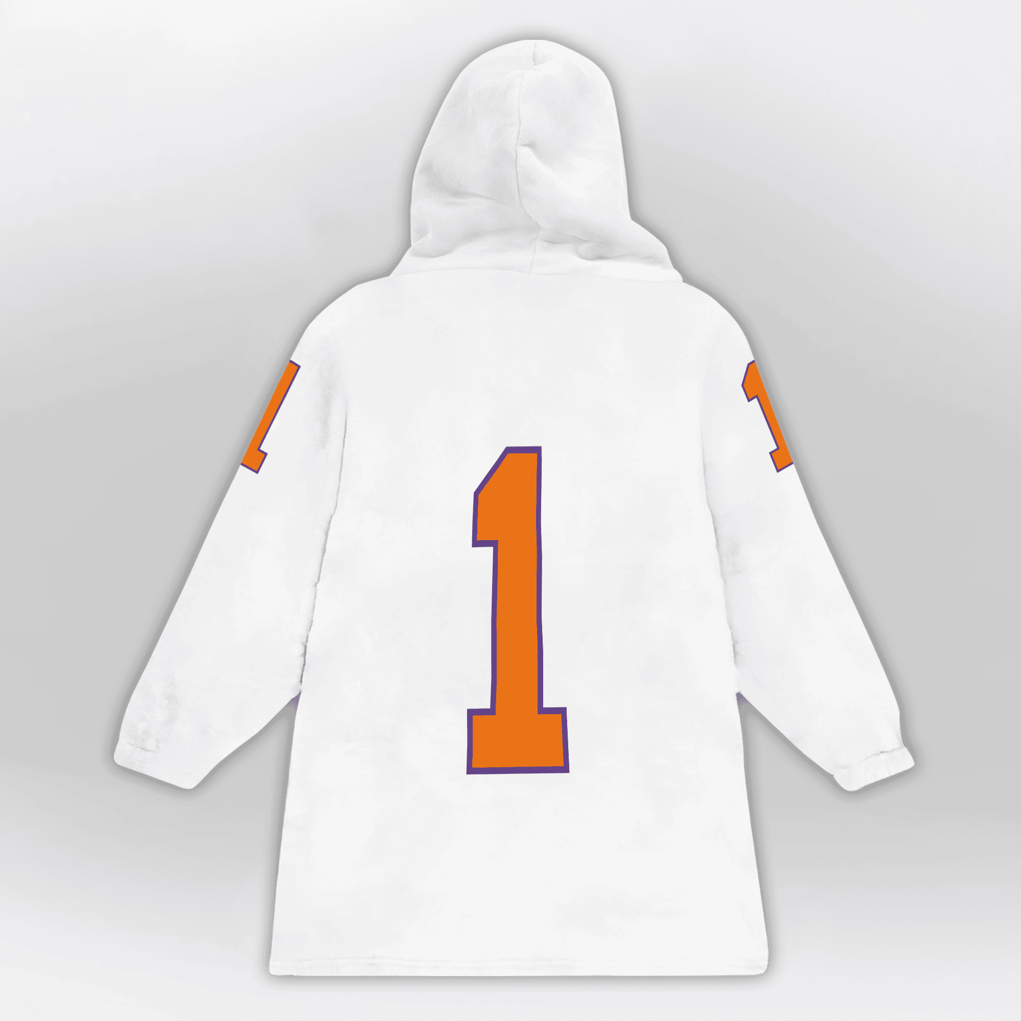 Kid 1 Clemson Football Unisex Blanket Hoodie
