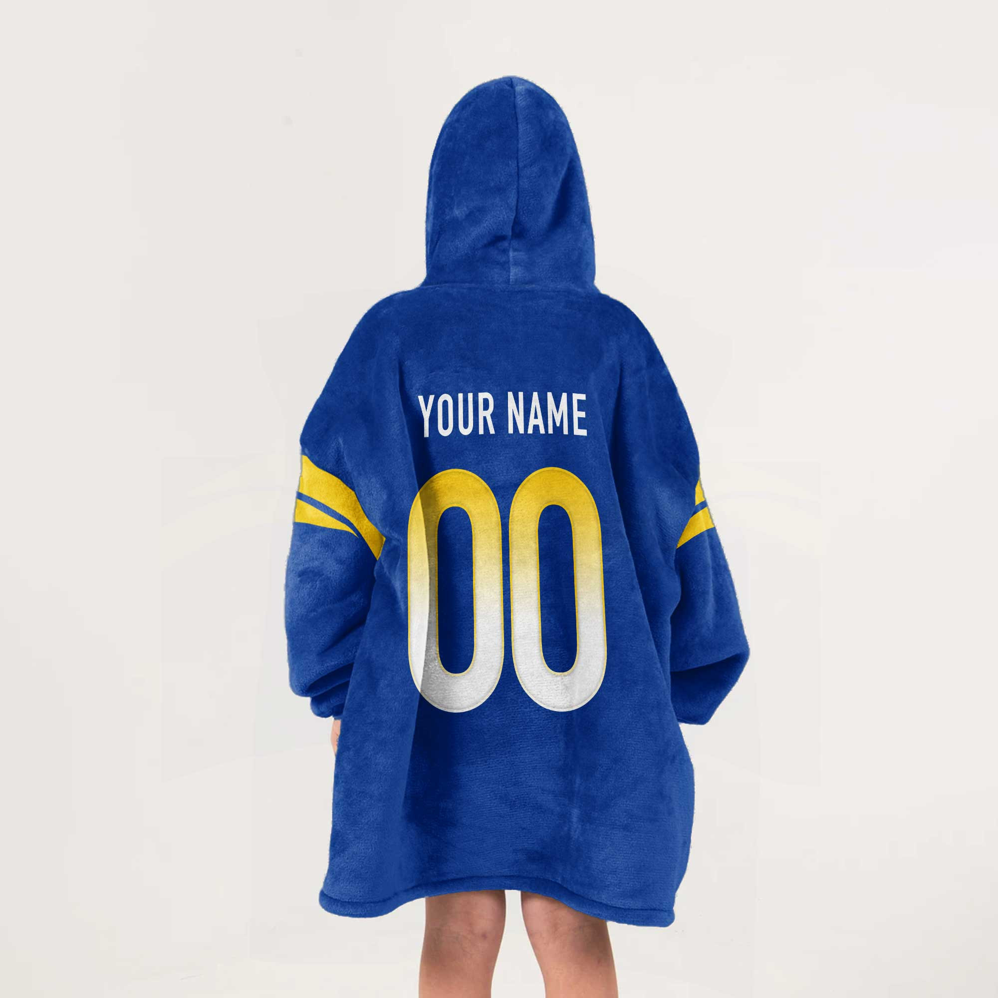 Adult Custom Blanket Hoodie Los Angeles Inspired Color